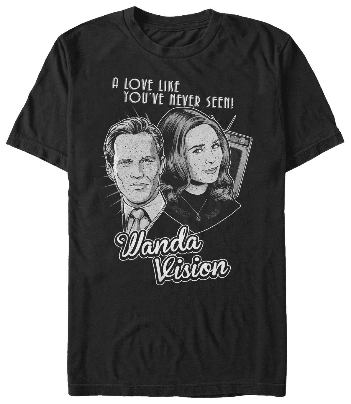 WandaVision Monochrome T-Shirt / Hot Topic