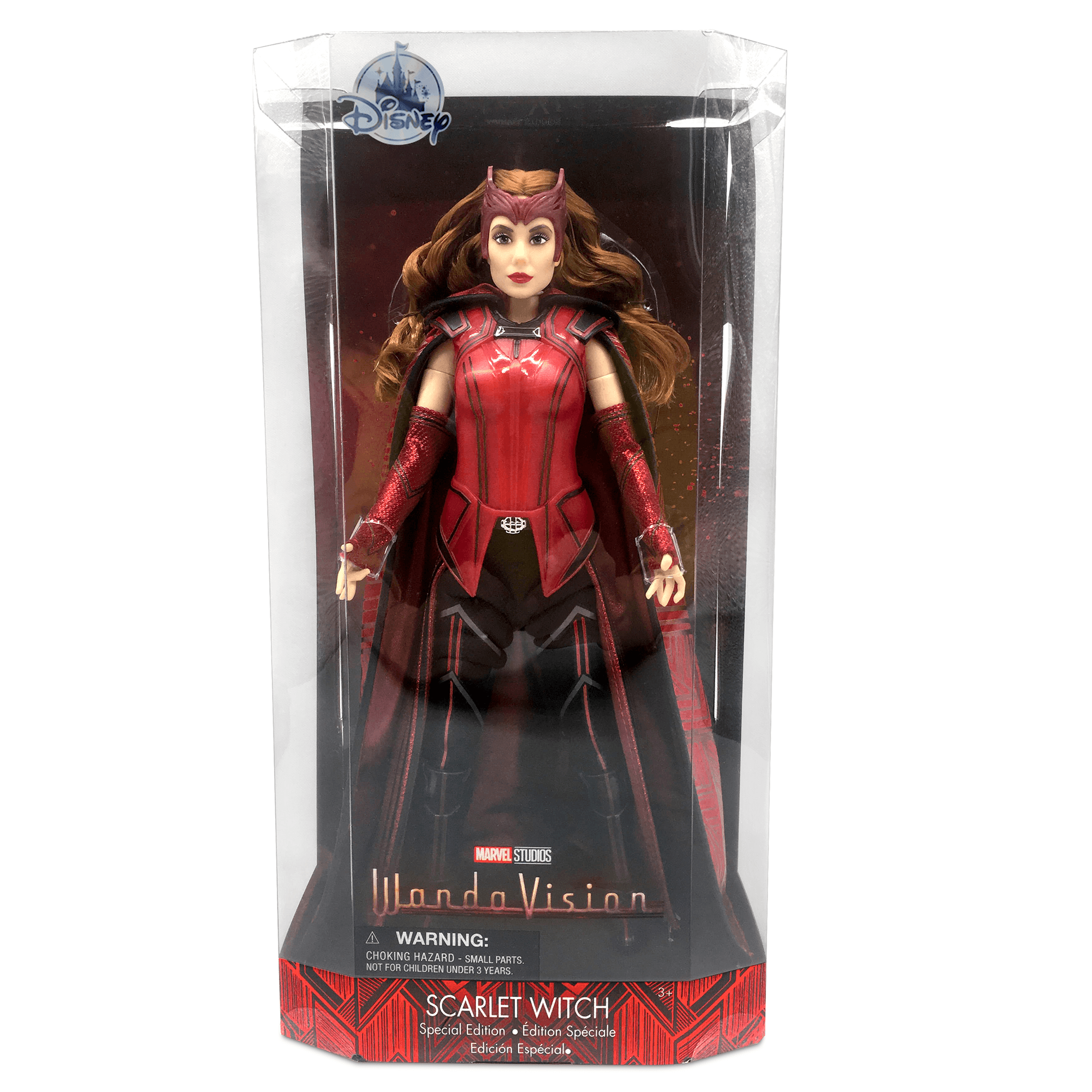 <a href=https://www.shopdisney.com/scarlet-witch-doll-wandavision-special-edition-460022625726.html>Scarlet Witch Doll</a> / ShopDisney exclusive 
