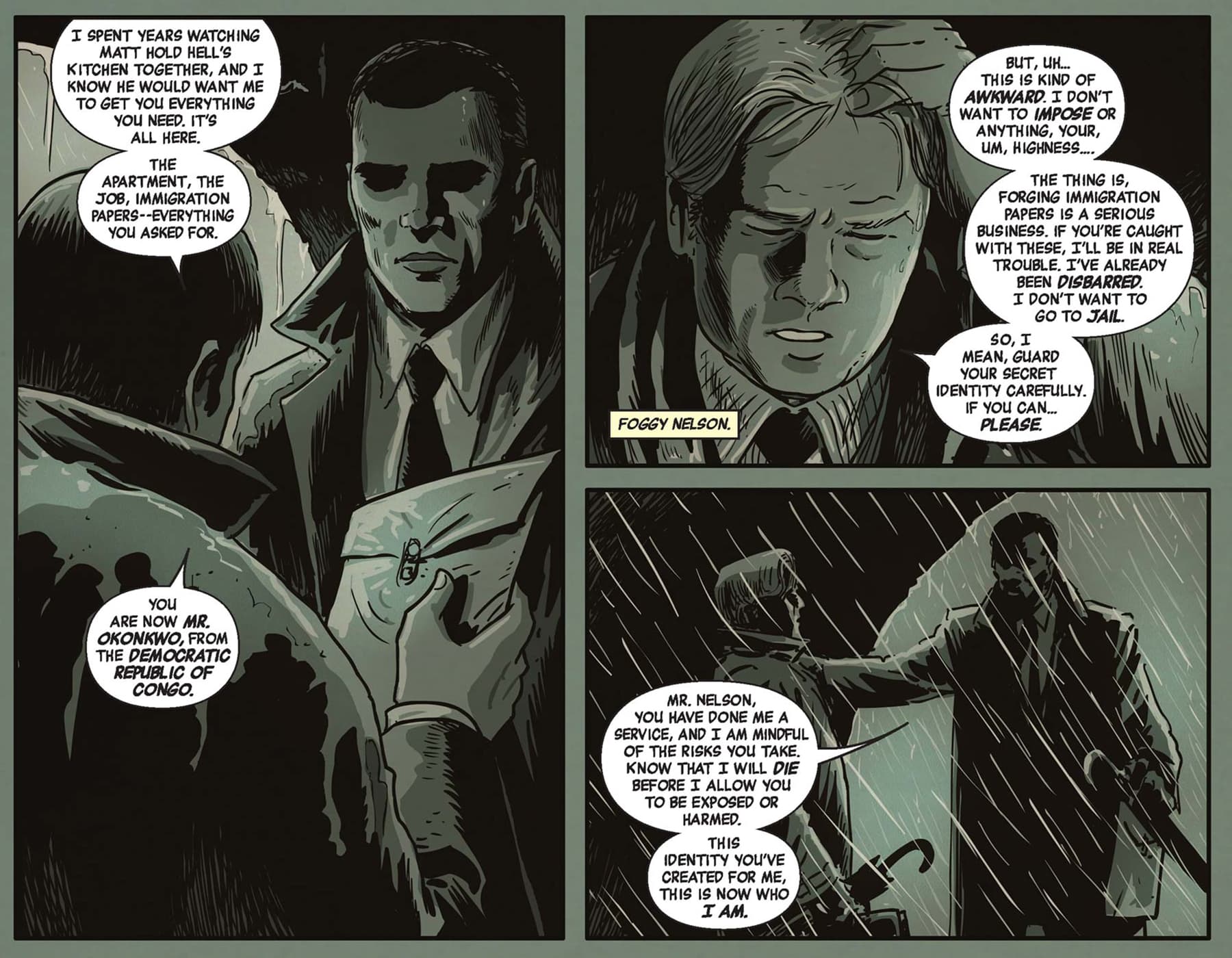 BLACK PANTHER: THE MAN WITHOUT FEAR (2010) #513 by David Liss and Francesco Francavilla