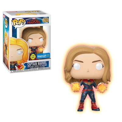 Walmart Pop! Captain Marvel glowing