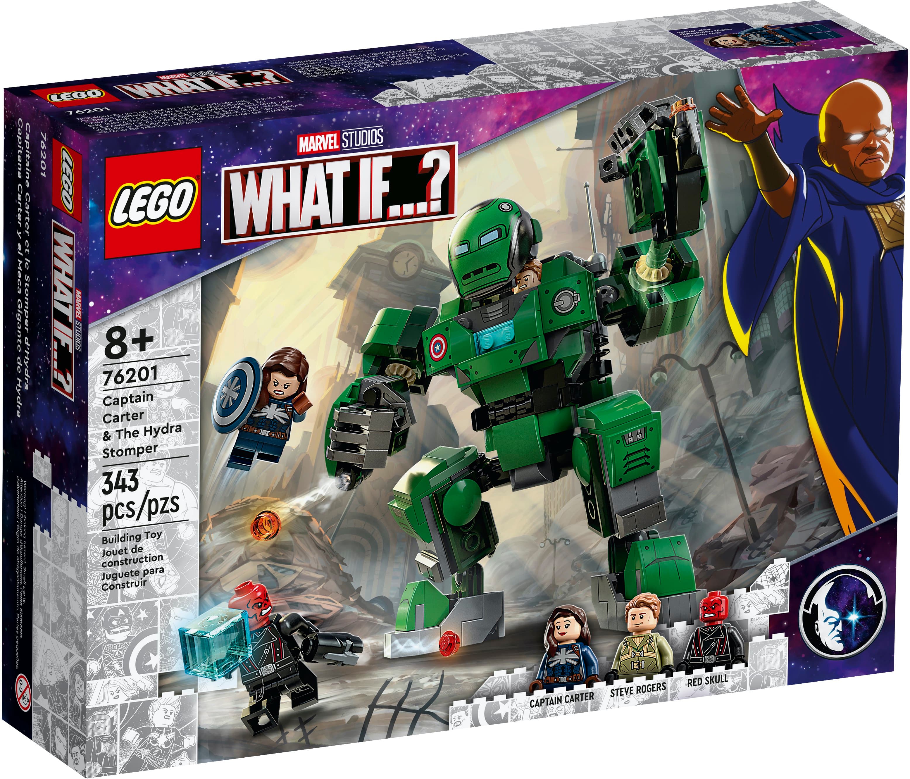 Captain Carter & The Hydra Stomper LEGO Kit / shop it <a href=https://www.target.com/p/lego-marvel-captain-carter-38-the-hydra-stomper-76201-building-kit/-/A-81911649#lnk=sametab>here</a>