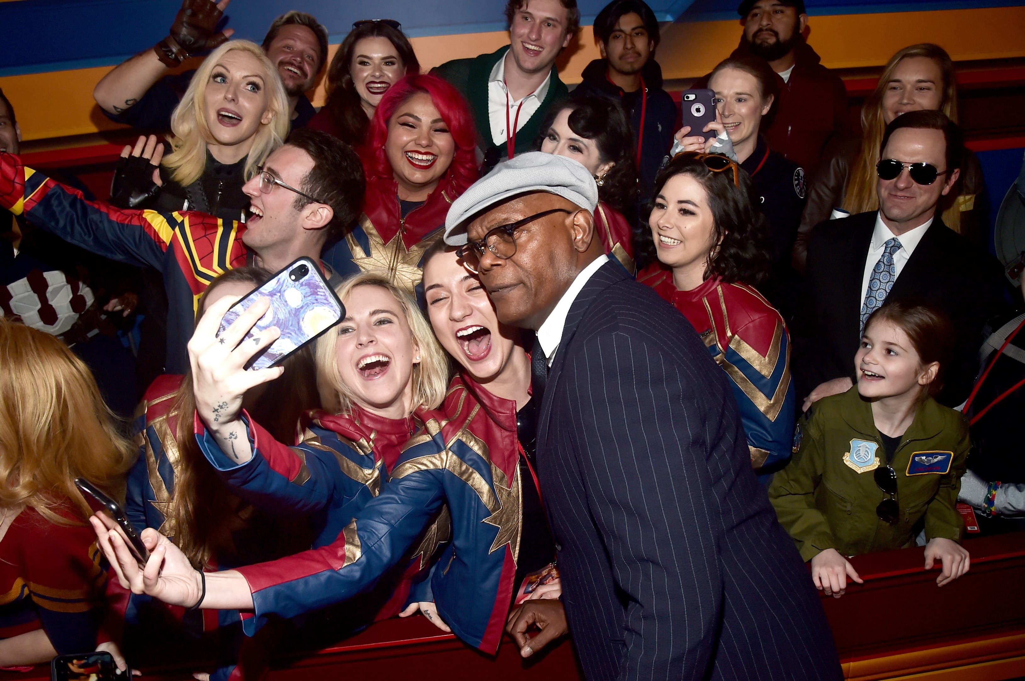 Marvel Studios' Captain Marvel World Premiere Red Carpet