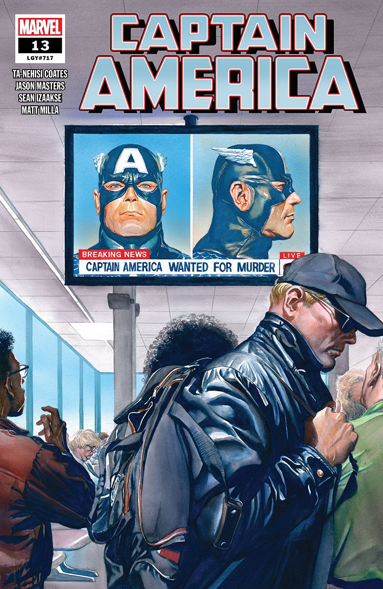 If the terrorist group sounds familiar that's because they, as Sharon notes in the issue, have been a thorn in America's side for a while now. The group first showed their ugliness in CAPTAIN AMERICA #335 in 1987 during the legendary Mark Gruenwald's decade-long run on the book.  This was during another era when Rogers gave up the Captain America identity, this time because he did not agree with The Commision's plan for him. Instead, they gave the gear to John Walker who worked with Lemar Hoskins as his Buc