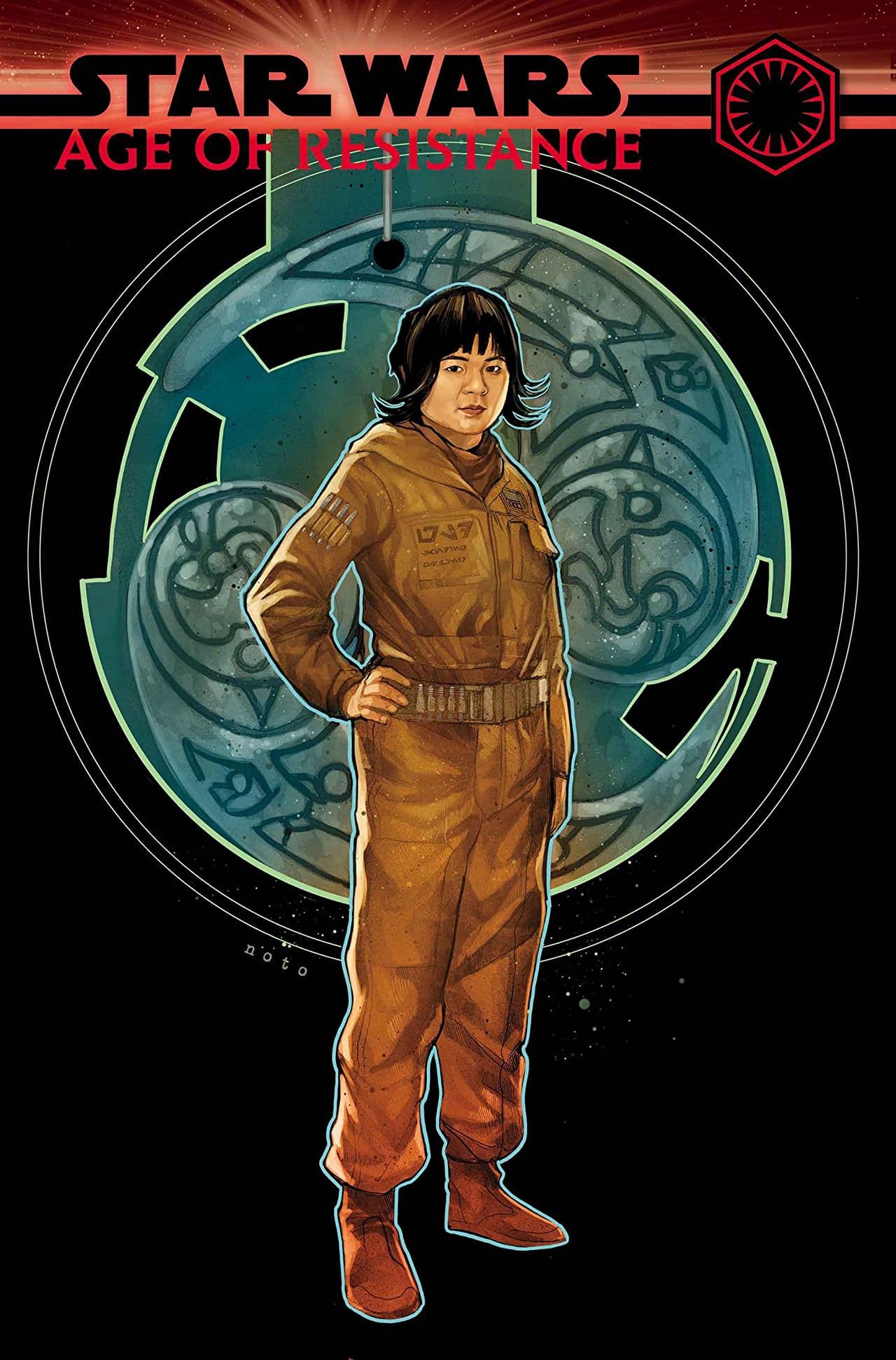 STAR WARS: AGE OF RESISTANCE - ROSE TICO #1 cover by Phil Noto