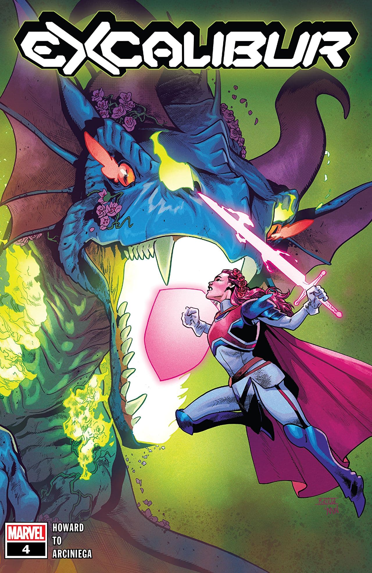 EXCALIBUR #4 cover by Mahmud Asrar