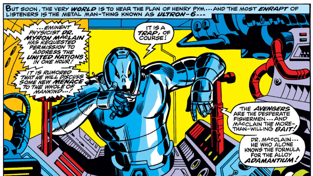 Ultron's Adamantium body