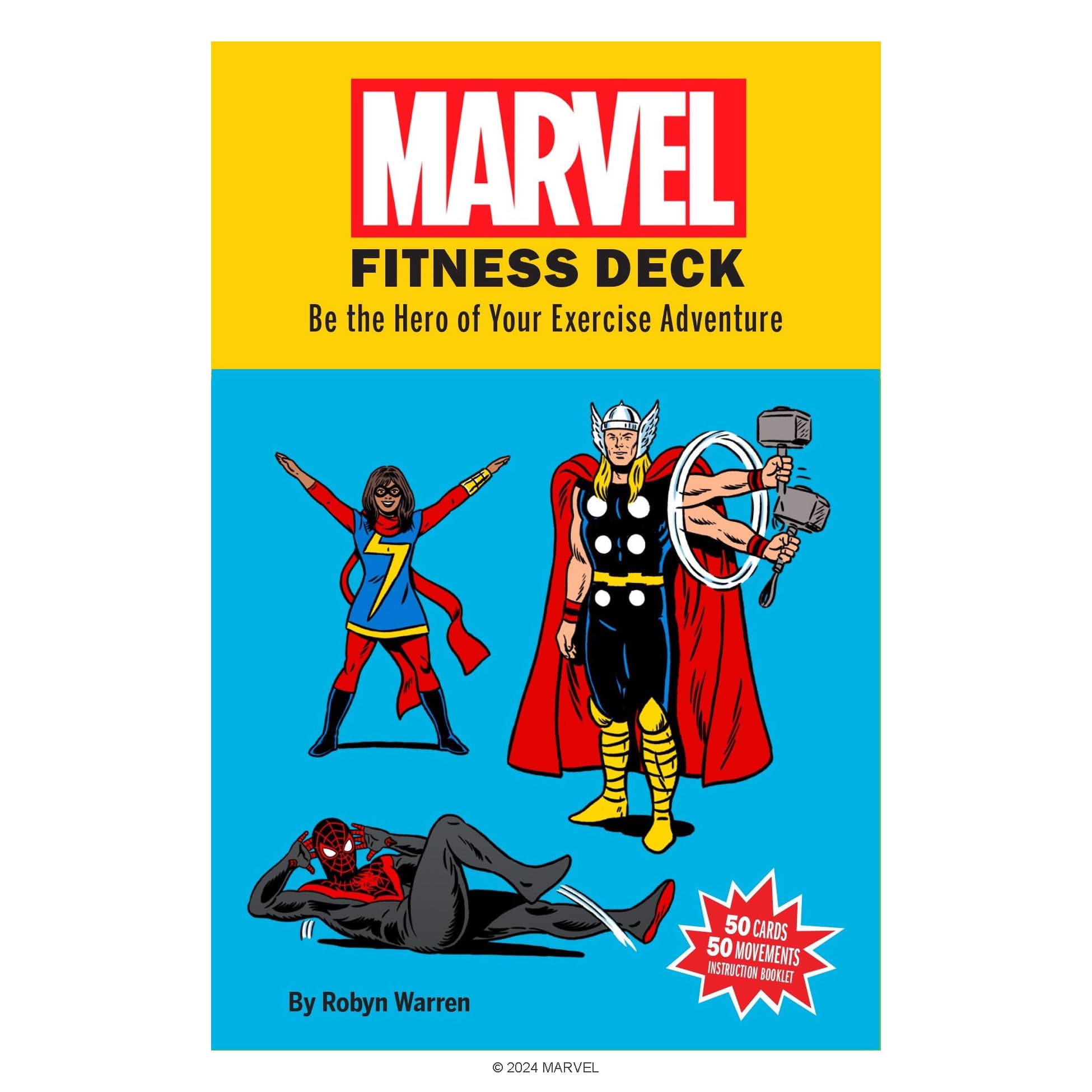 Be the Hero of Your Exercise Adventure with the 'Marvel Fitness Deck'