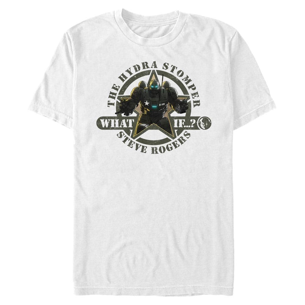 The Hydra Stomper - Steve Rogers T-Shirt  / shop it <a href=https://www.hottopic.com/product/marvel-what-if...-the-hydra-stomper-steve-rogers-t-shirt/16497187.html>here</a>