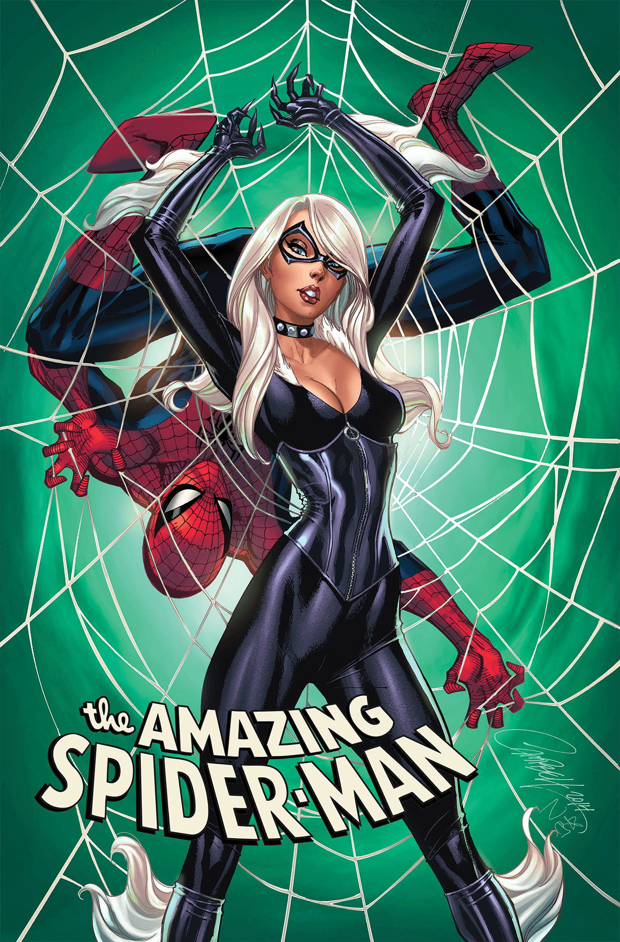 Amazing Spider-Man #10 Variant art by J. Scott Campbell with colors by Nei Ruffino