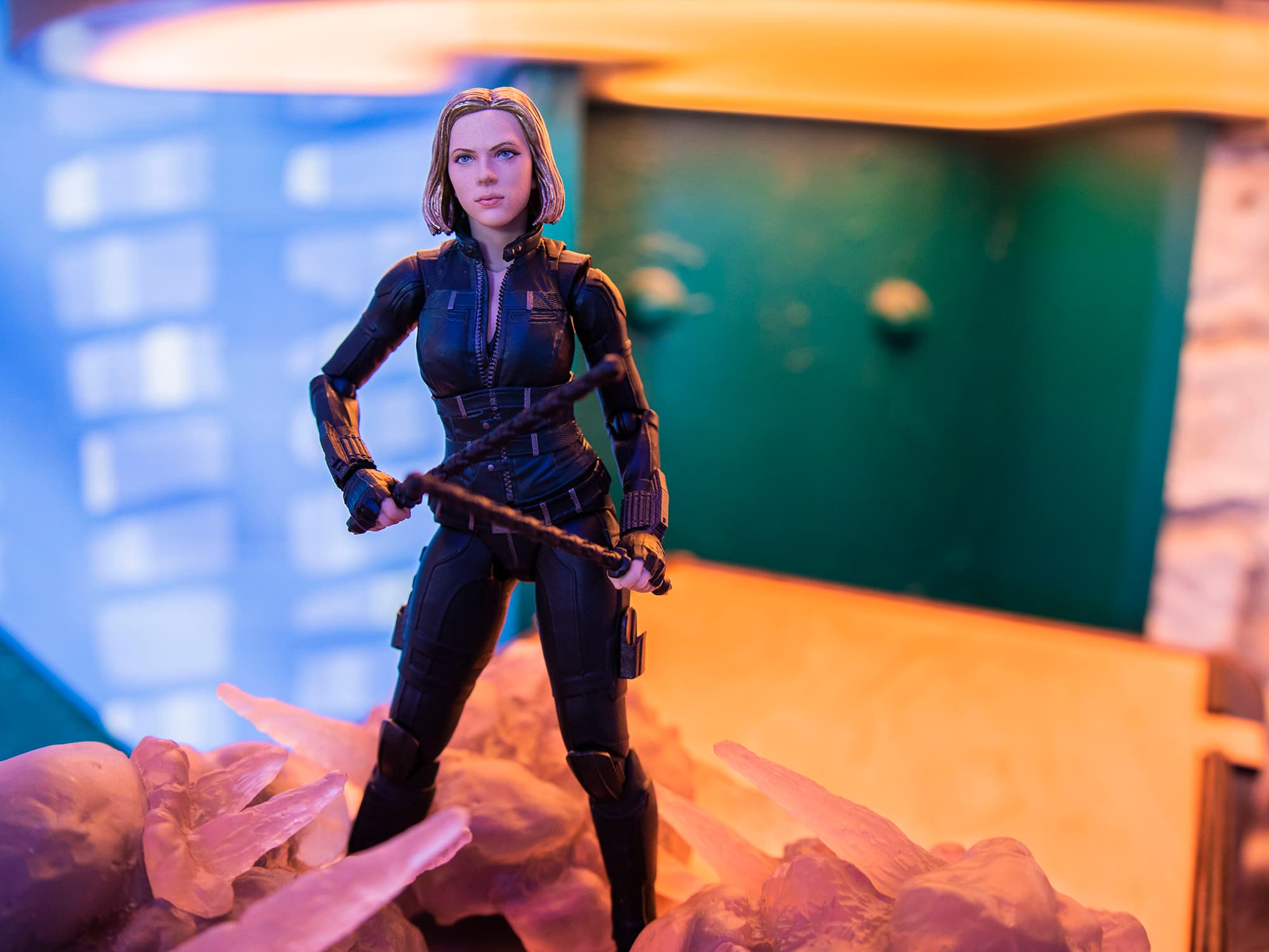 "Avengers: Infinity War" S.H.Figuarts Black Widow & Effect Explosion Set  