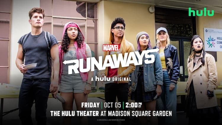 Marvel&#39;s Runaways New York Comic Con NYCC 2018