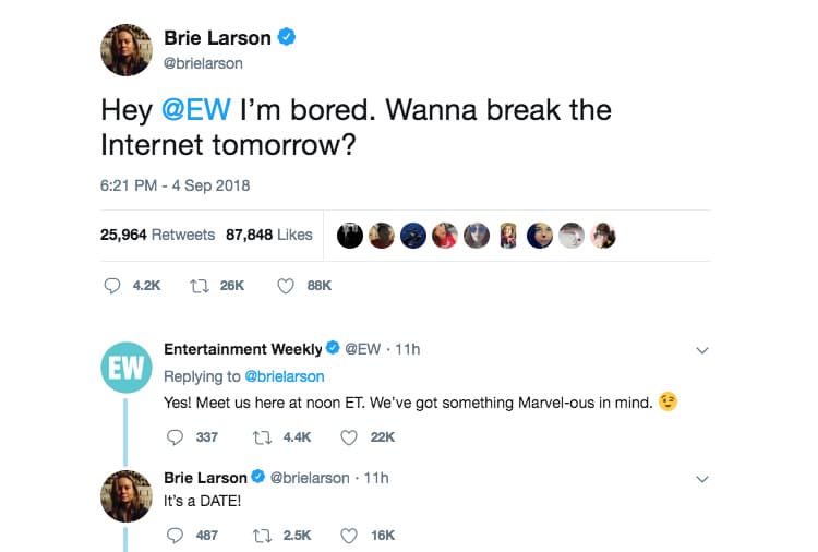 Brie Larson on Twitter