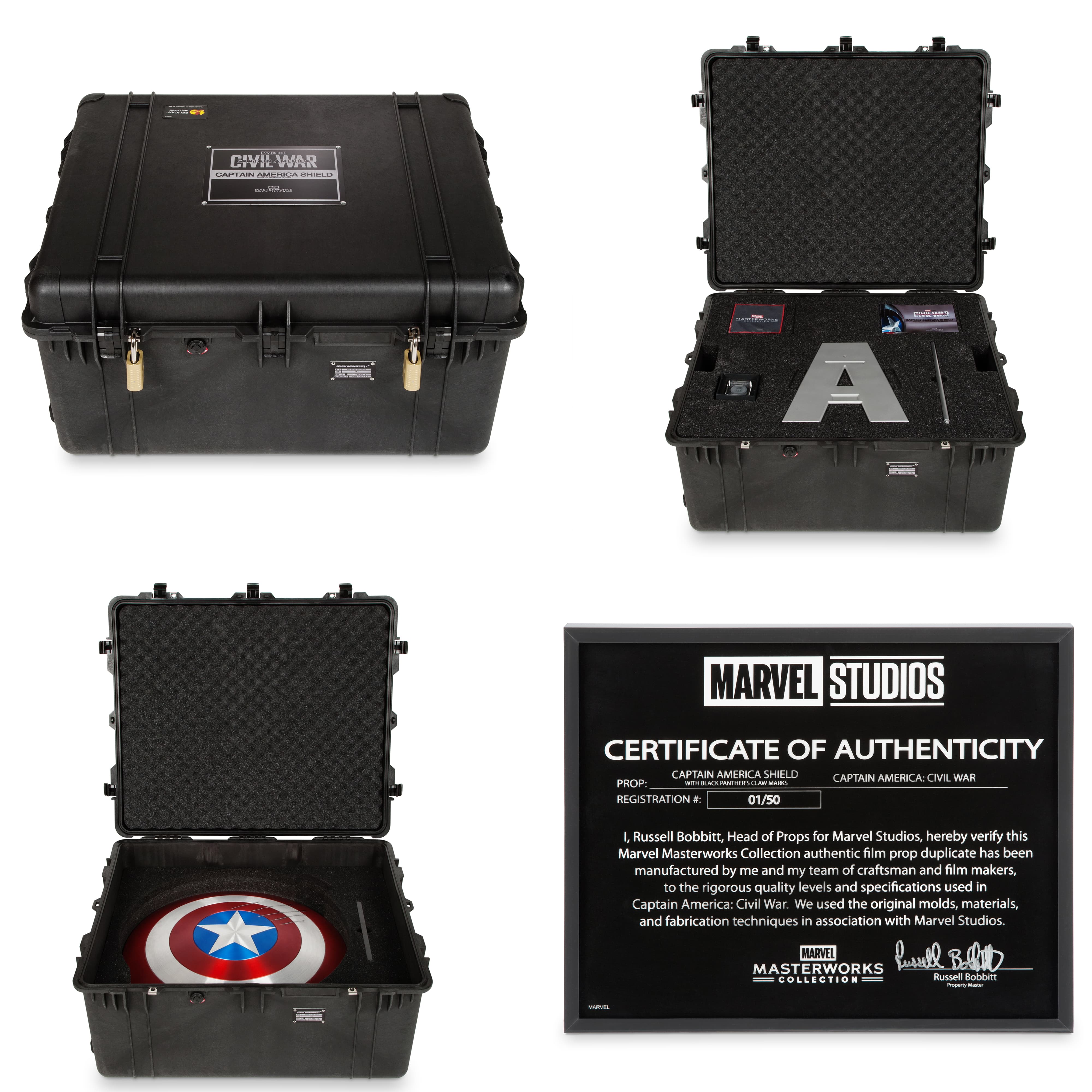 Captain America Shield Pelican Case