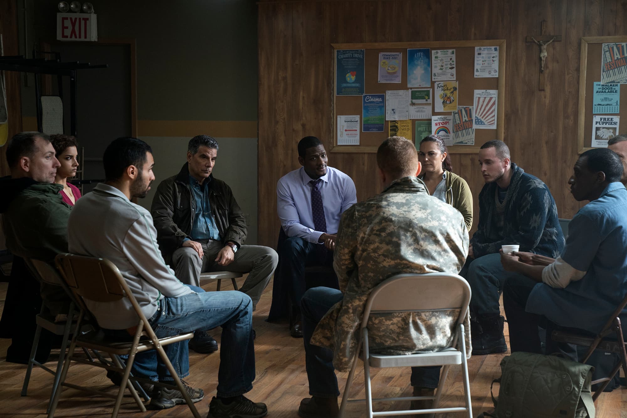 Curtis&#39; support group in "Marvel&#39;s The Punisher" Season 2