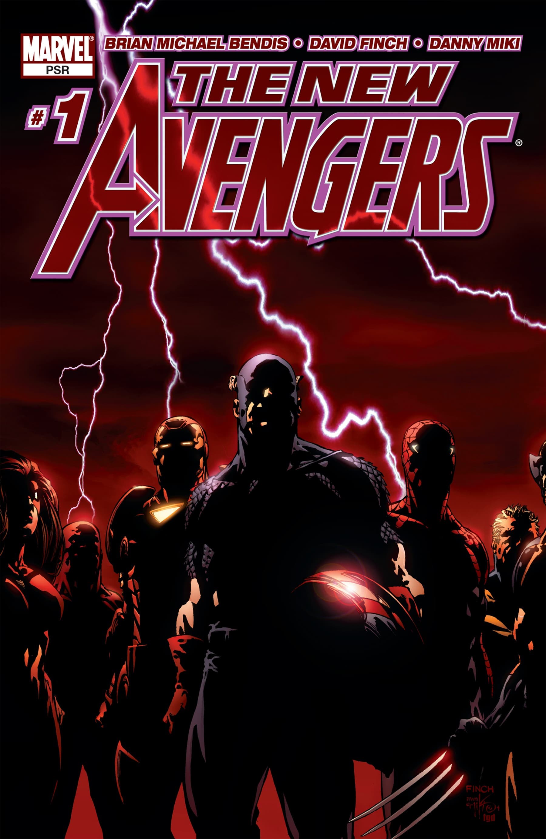 NEW AVENGERS (2004) #1 cover by David Finch
