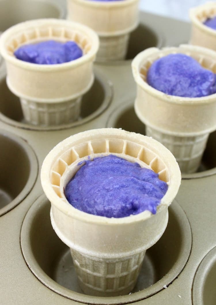 Thanos Infinity Cones - Fill With Cake Batter