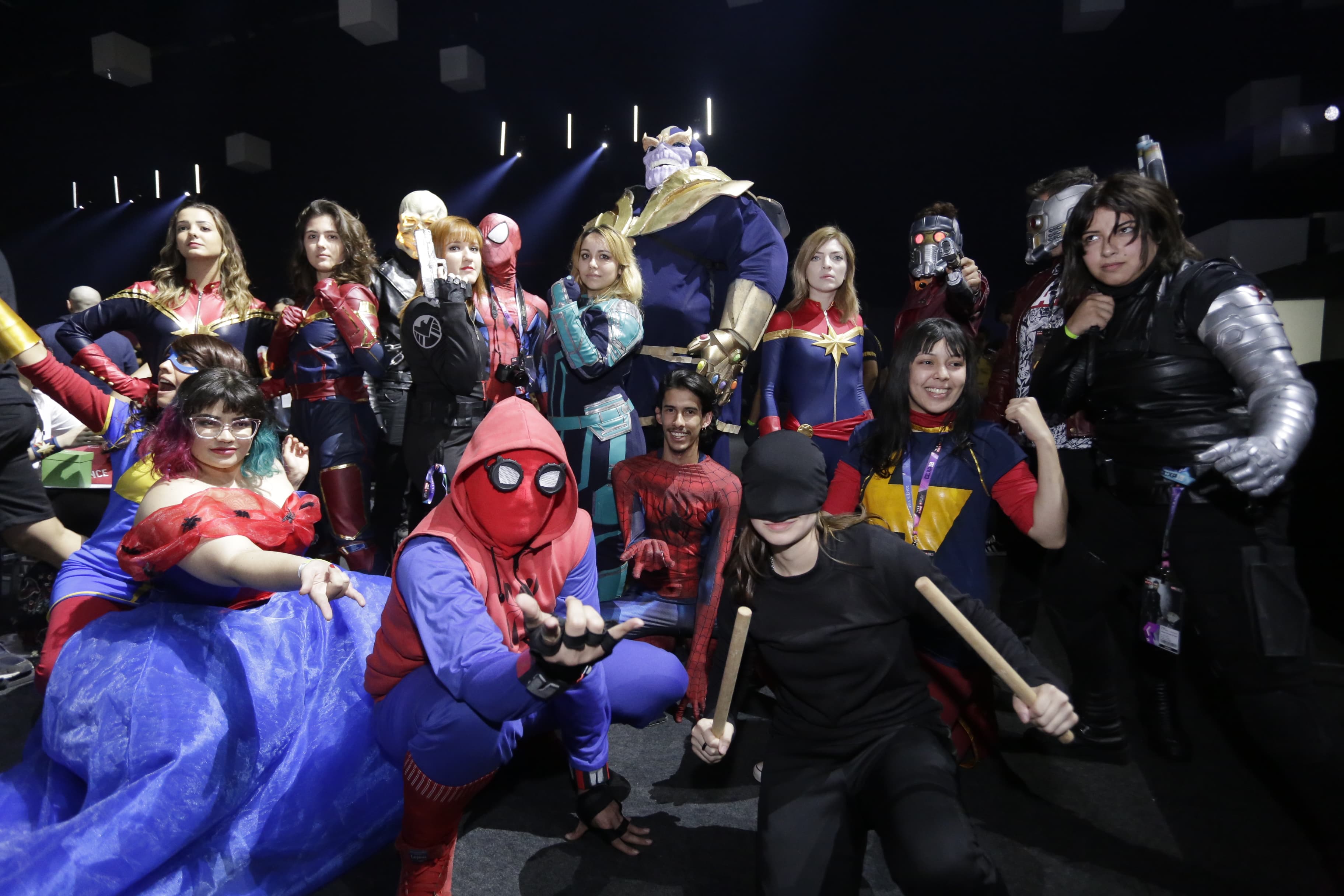 Marvel fans at CCXP18 in São Paulo