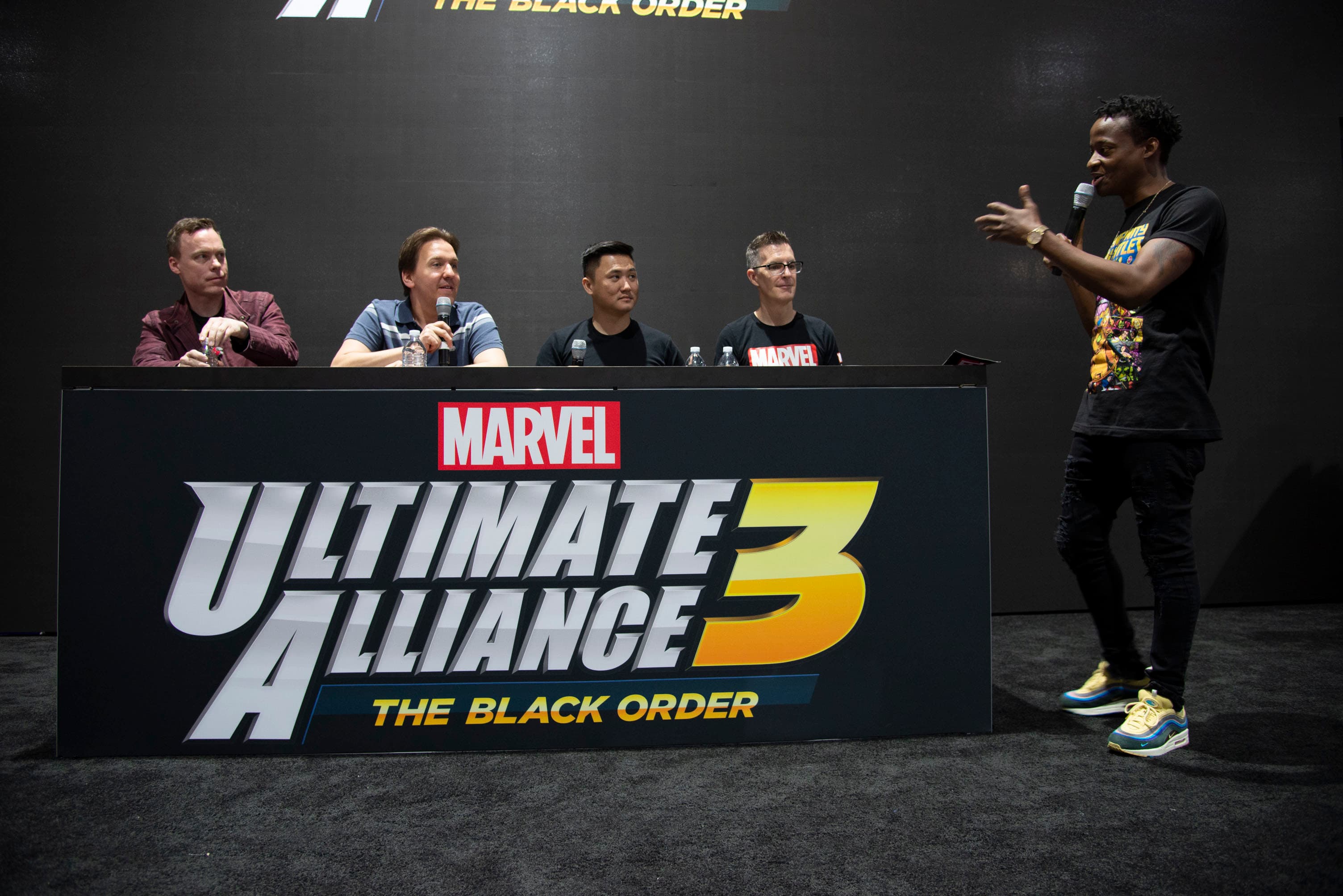Nore Davis hosts Rich Amtower, Marc Sumerak, Tim Tsang, and Bill Rosemann of Marvel Ultimate Alliance 3: The Black Order