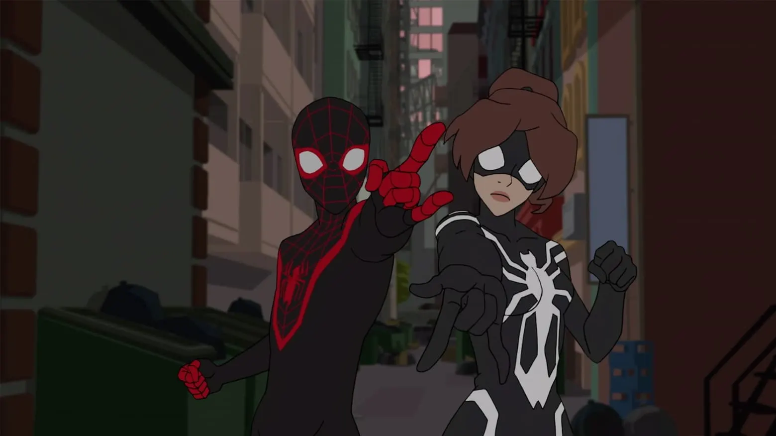 Miles Morales, Spider-Girl, and Gwen Stacy Team Up to Take Out Scorpion ...