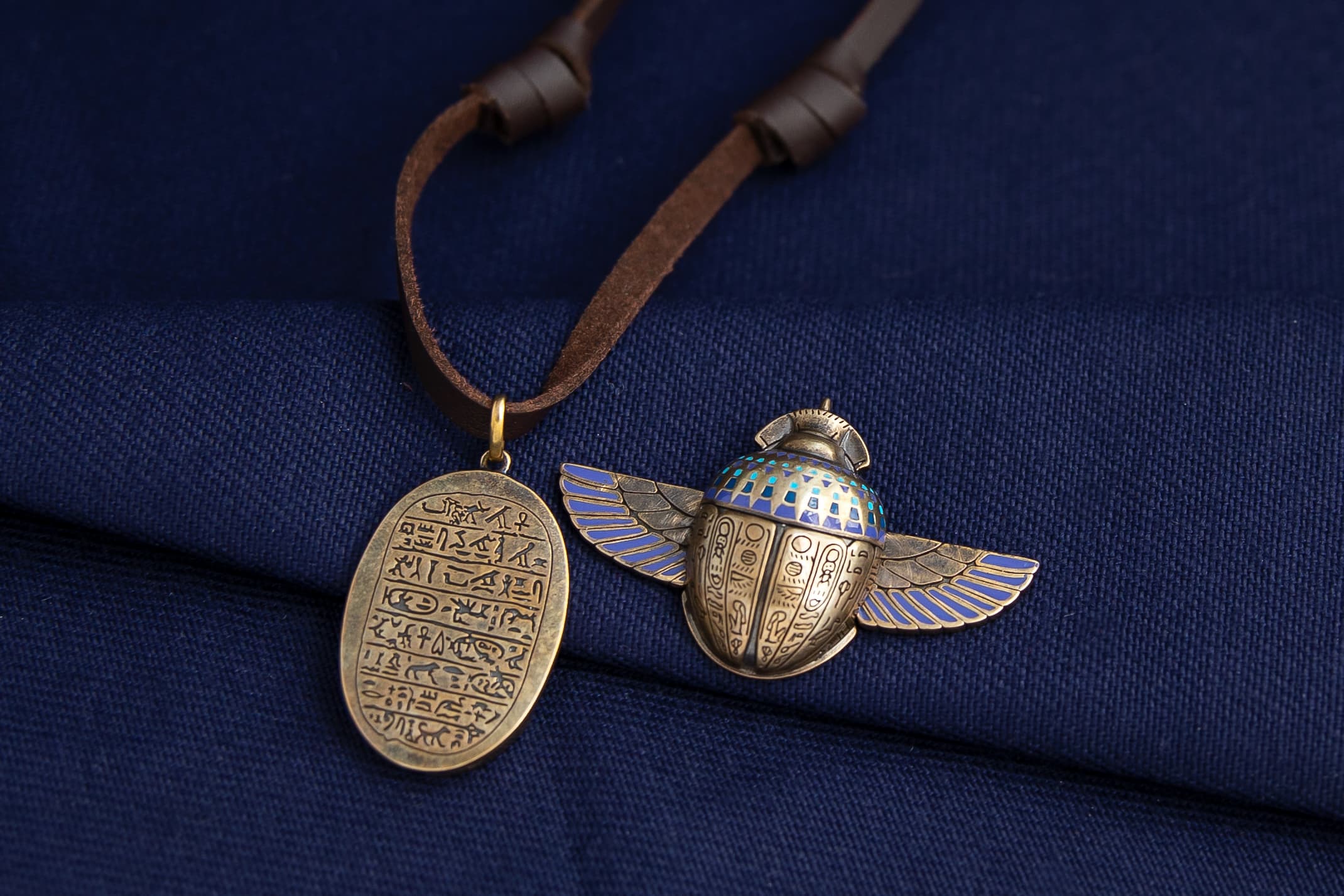 Scarab Compass Pendant / shop it <a href=https://www.rocklove.com/products/marvel-x-rocklove-moon-knight-scarab-compass-pendant>here</a>