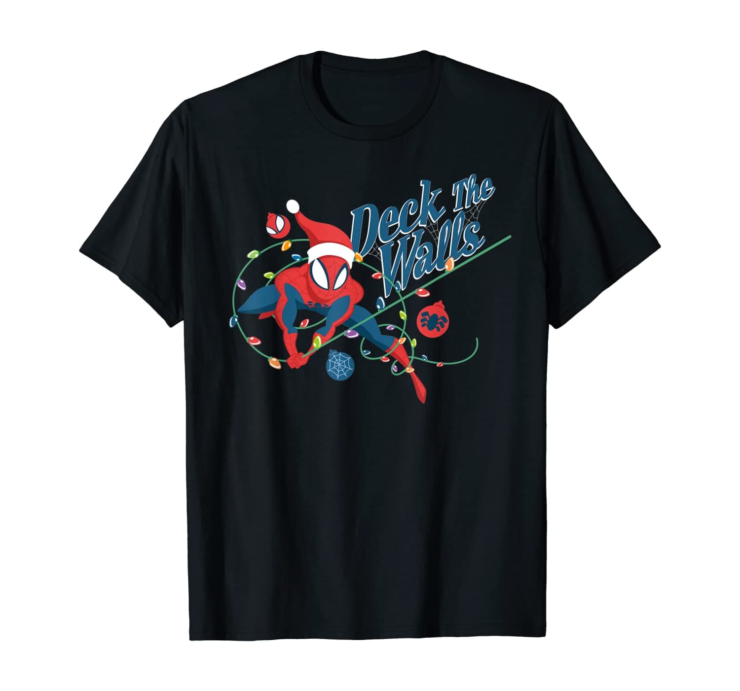 Spider-Man Deck The Walls Holiday T-Shirt / Amazon