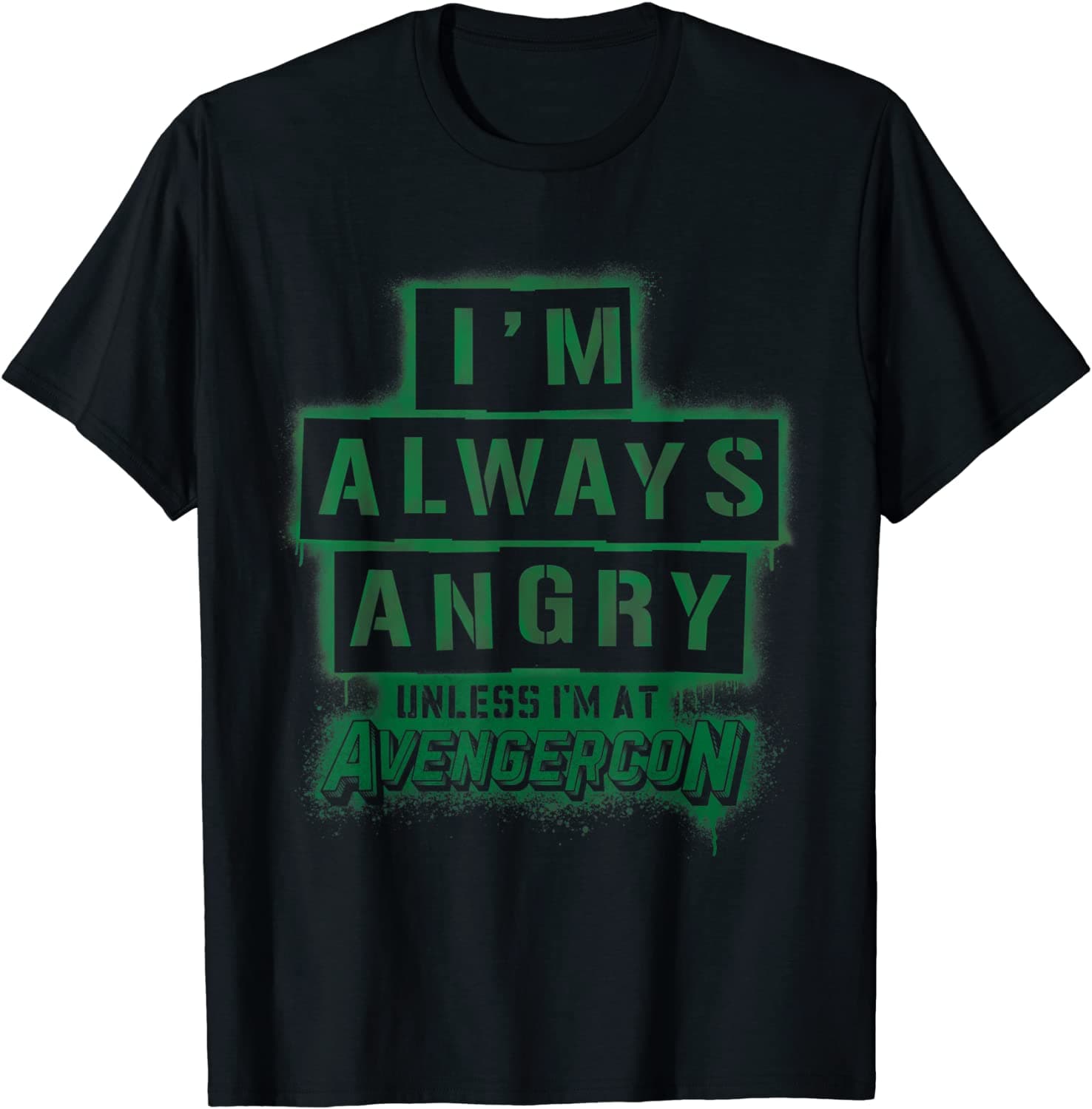 I’M ALWAYS ANGRY t-shirt / shop it <a href=https://www.amazon.com/Marvel-Jersey-Avengercon-Always-T-Shirt/dp/B09Z1KFDCH>here</a>