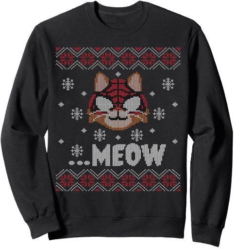 Buy it <a href=https://www.amazon.com/Marvel-Spider-Man-Morales-Spider-Cat-Sweatshirt/dp/B08NDVQST7>here</a>