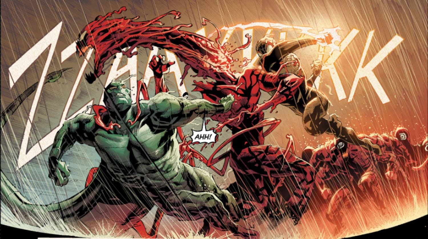 ABSOLUTE CARNAGE (2019) #2 panel by Donny Cates, Ryan Stegman, JP Mayer, and Frank Martin