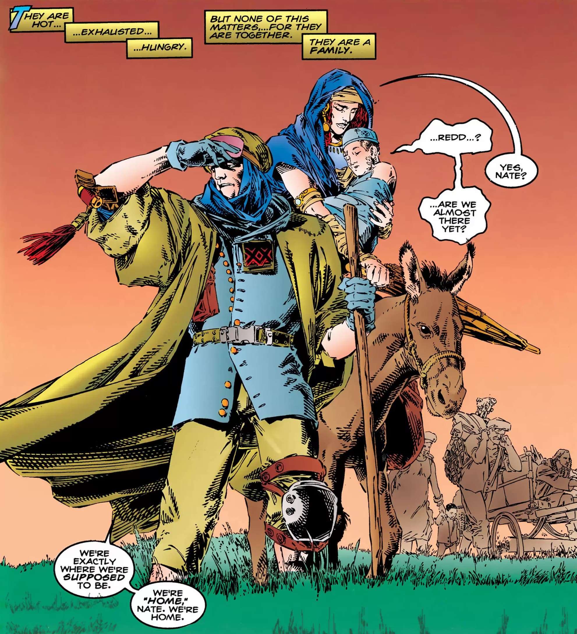 ADVENTURES OF CYCLOPS & JEAN GREY (1995) #1 artwork by Gene Ha, Andrew Pepoy, and Kevin Somers