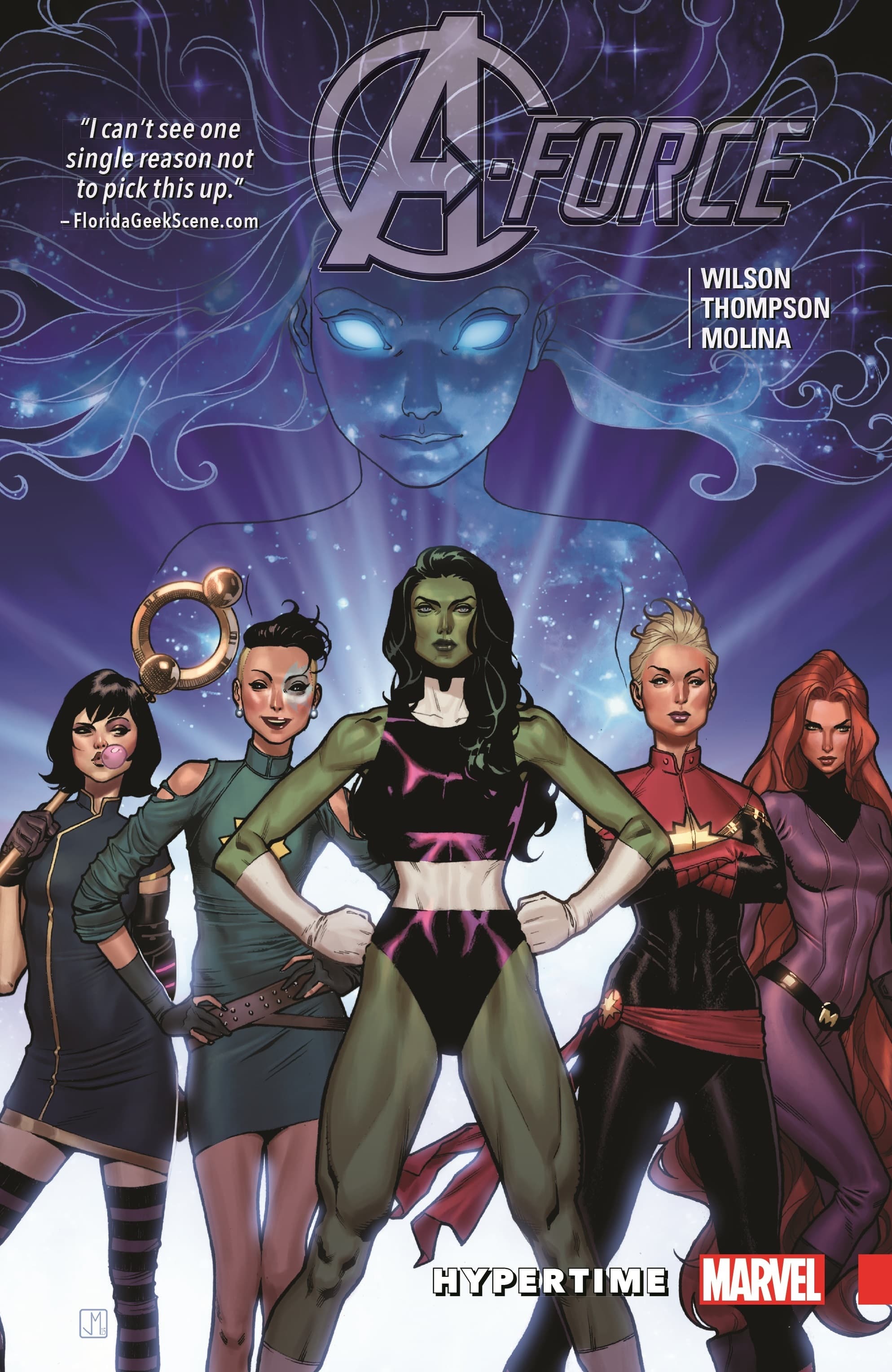 Cover to A-FORCE VOL. 1: HYPERTIME.