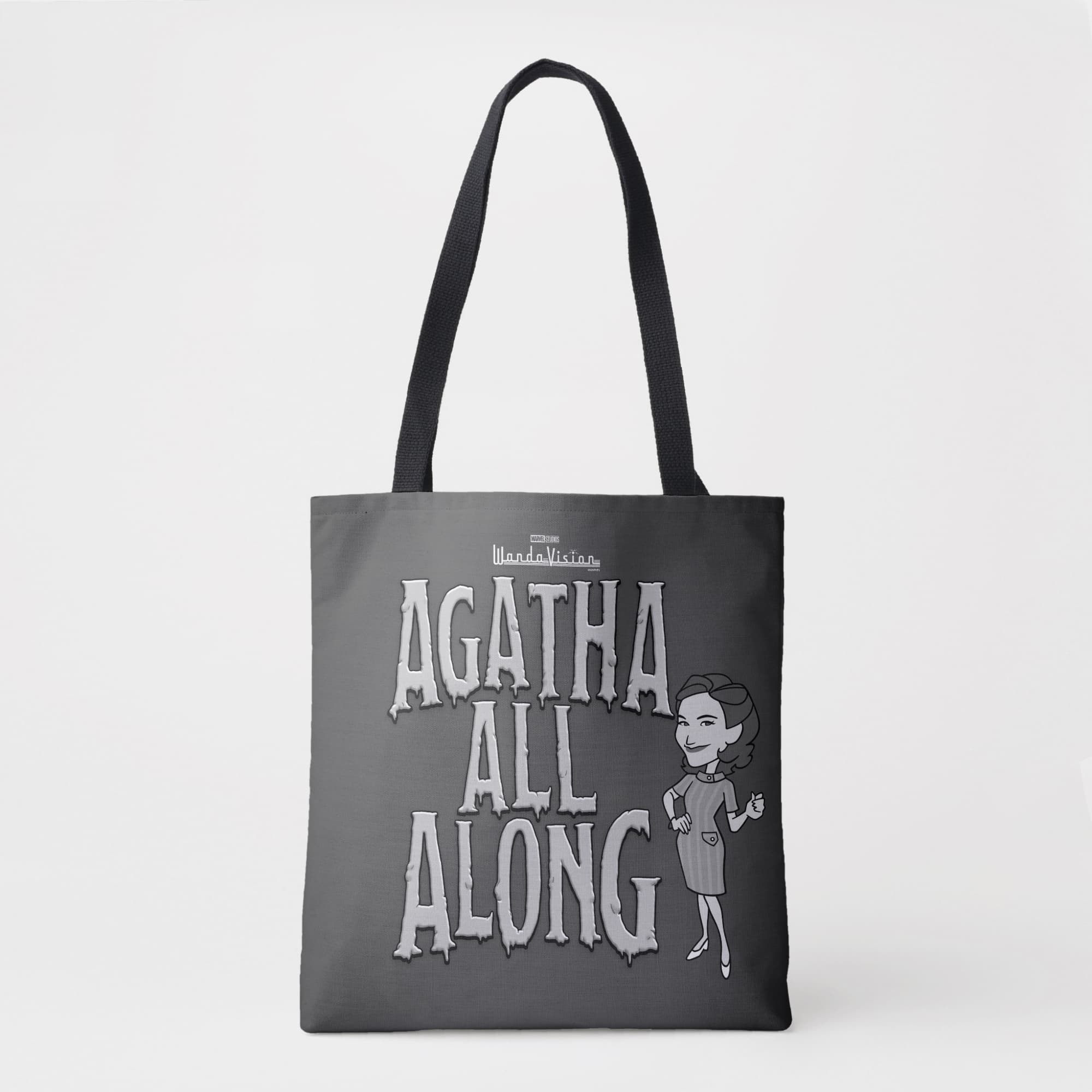 <a href=https://www.zazzle.com/agatha_all_along_tote_bag-256811081980985402>’Agatha All Along’ Tote Bag</a> / Zazzle