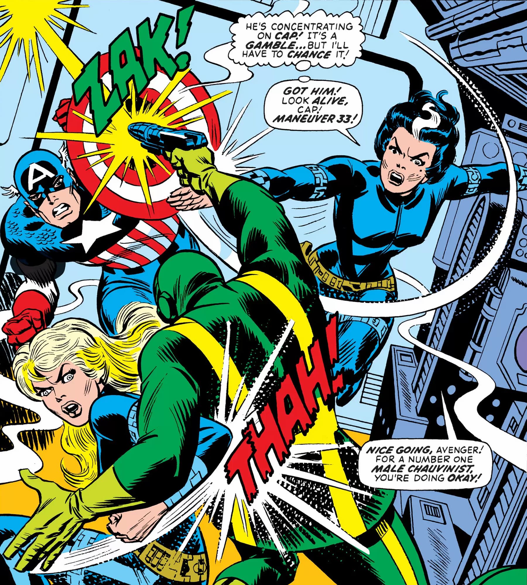CAPTAIN AMERCA (1968) #145 art by Gary Friedrich and Gil Kane