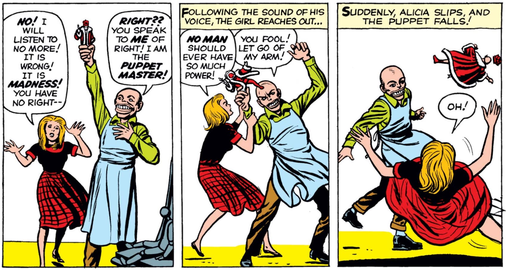 Alicia Masters stands up against the Puppet Master
