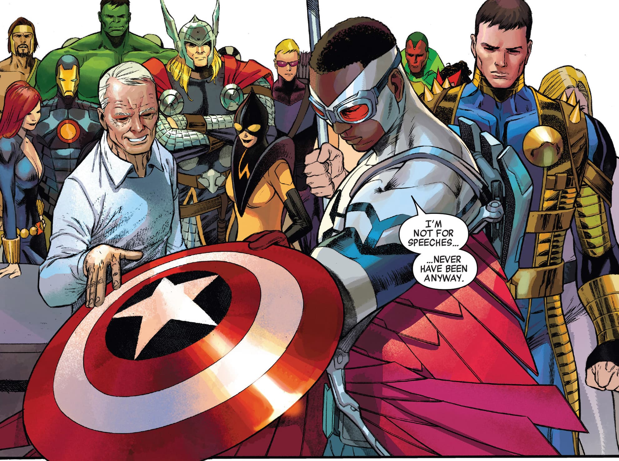 CAPTAIN AMERICA (2012) #25 artwork by Carlos Pacheco, Mariano Taibo, and Dean White