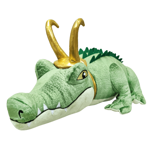 Alligator Loki Plush  / shop it <a href=https://www.shopdisney.com/alligator-loki-plush-31-pre-order-412341904594.html>here</a>