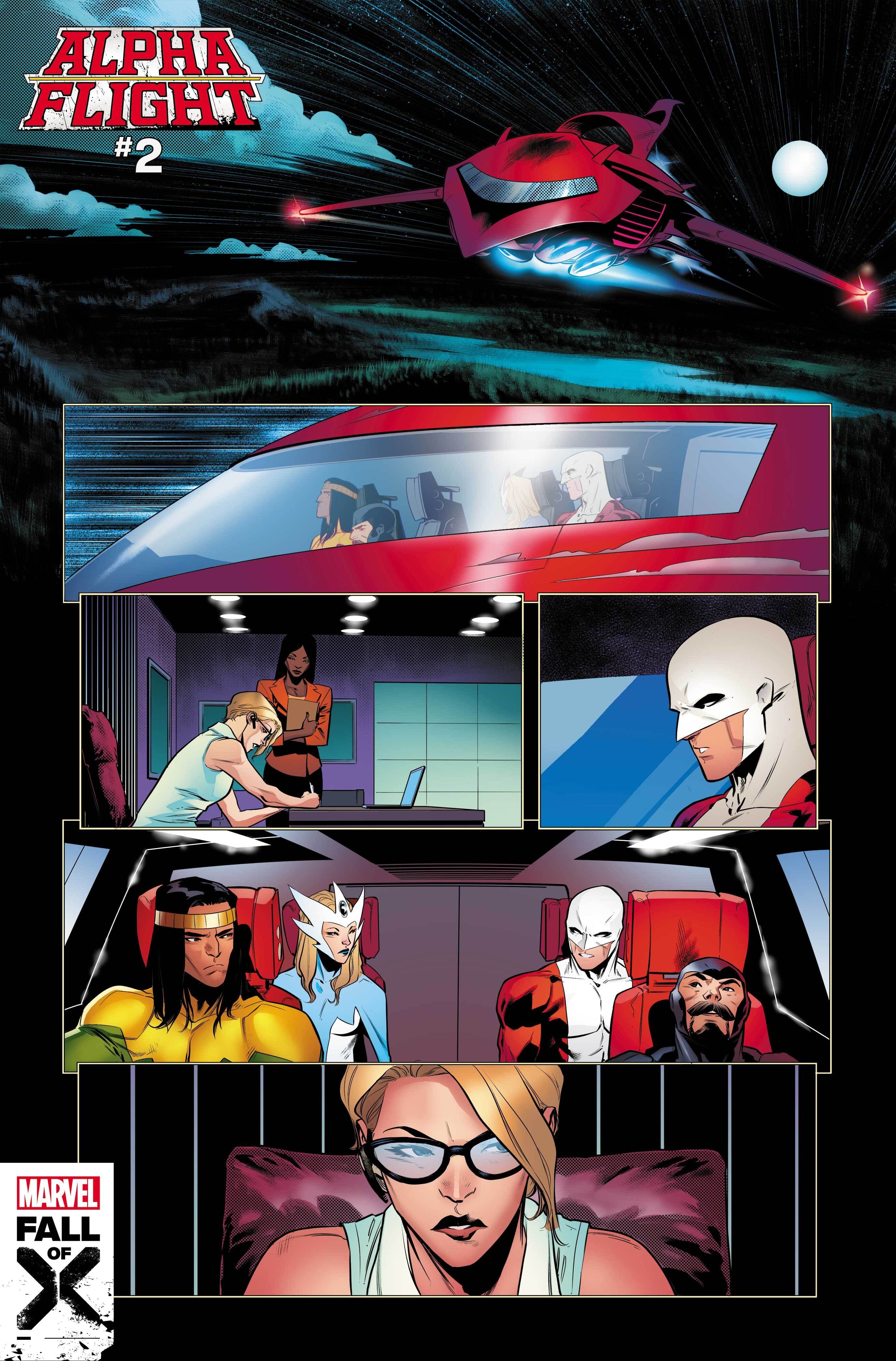 ALPHA FLIGHT (2023) #2 interior artwork by Scott Godlewski