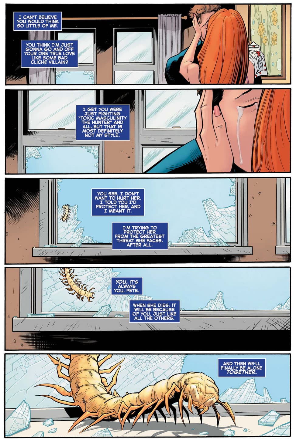 Kindred taunting Peter and Mary Jane