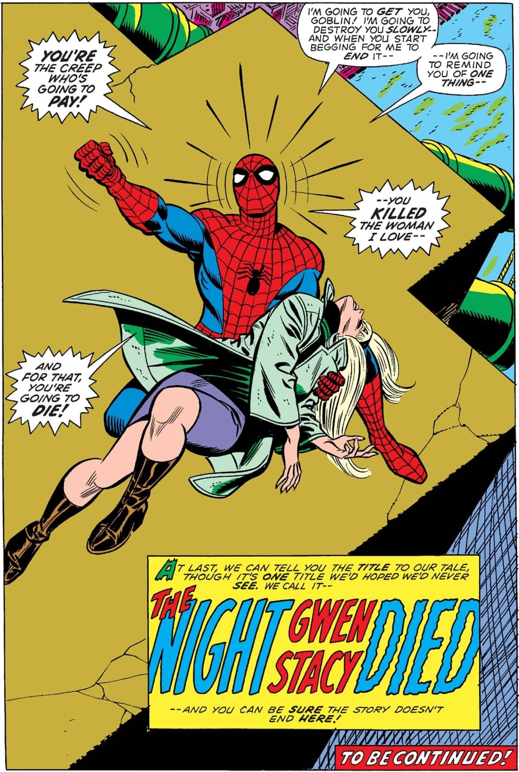 THE AMAZING SPIDER-MAN (1963) #121 page by Gerry Conway and Gil Kane