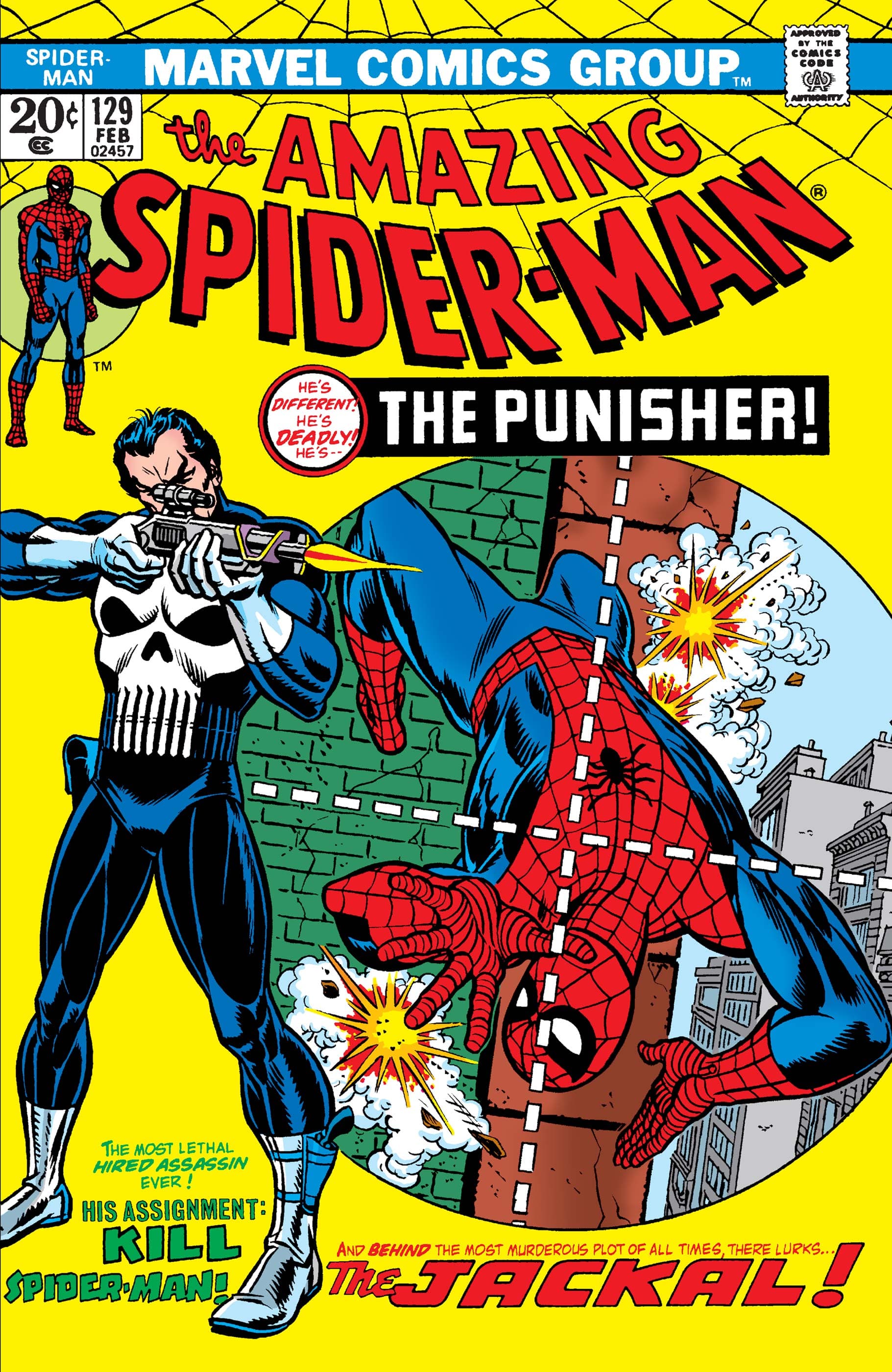 The Amazing Spider-Man (1963) #129 cover by Gil Kane and John Romita Sr.
