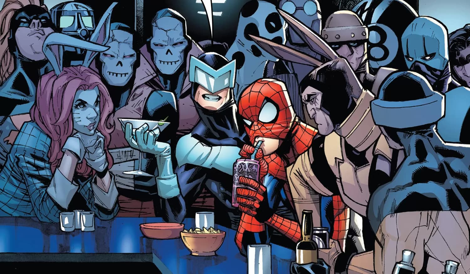 AMAZING SPIDER-MAN (2018) #7 artwork by Humberto Ramos and Edgar Delgado