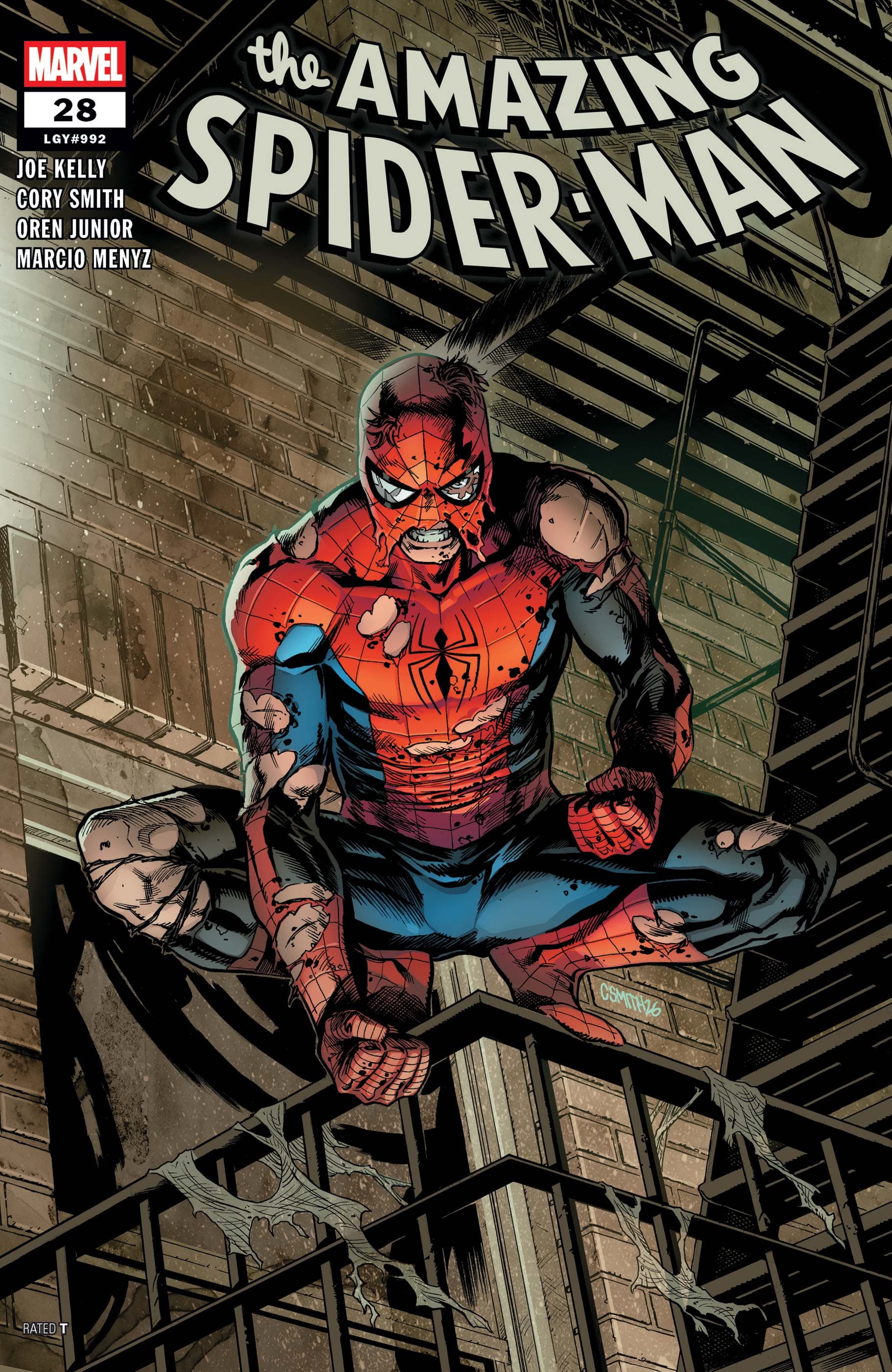 THE AMAZING SPIDER-MAN (2025) #28 cover by Cory Smith
