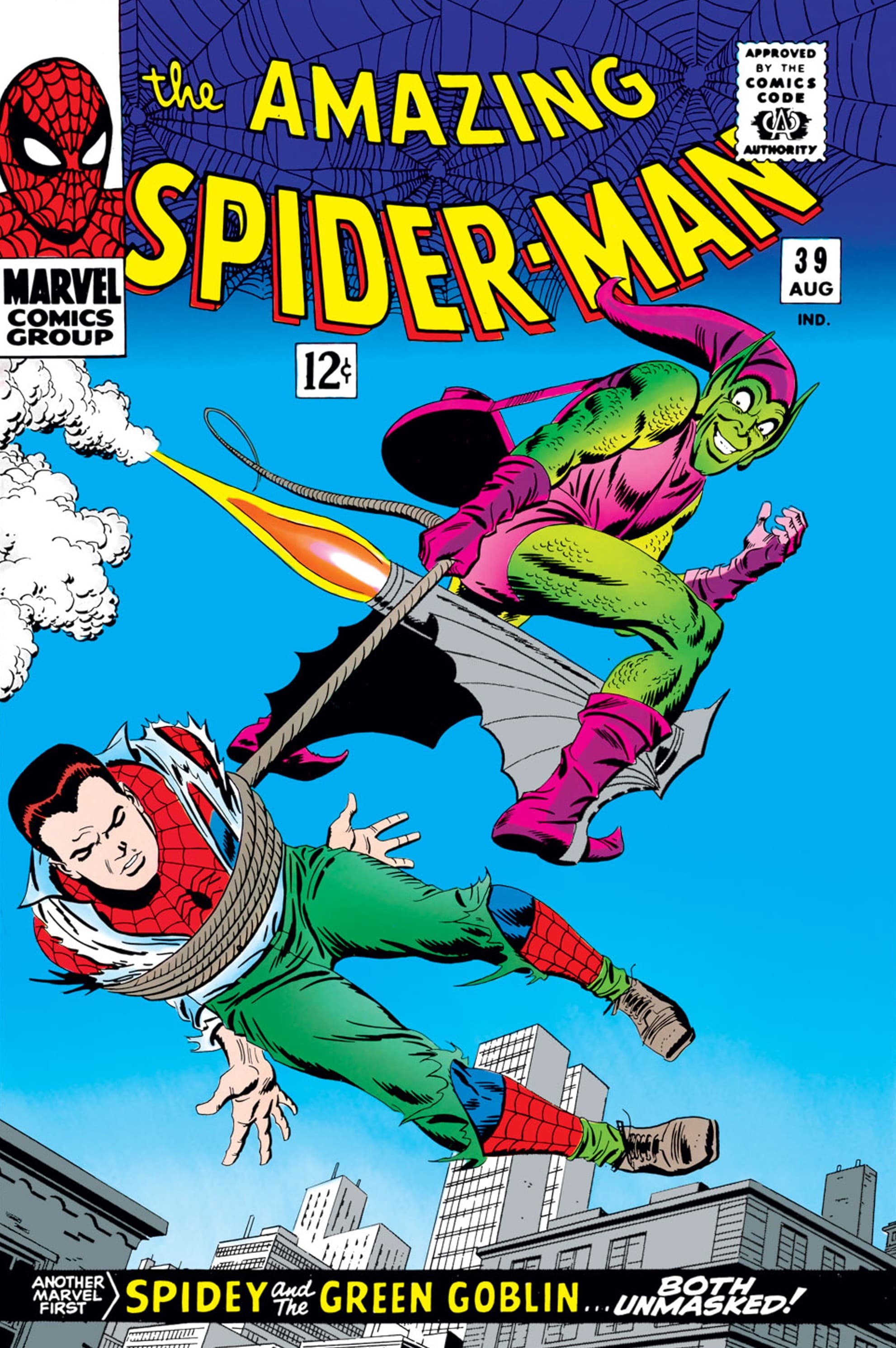 AMAZING SPIDER-MAN (1963) #39 cover by John Romita Sr. and Mike Esposito