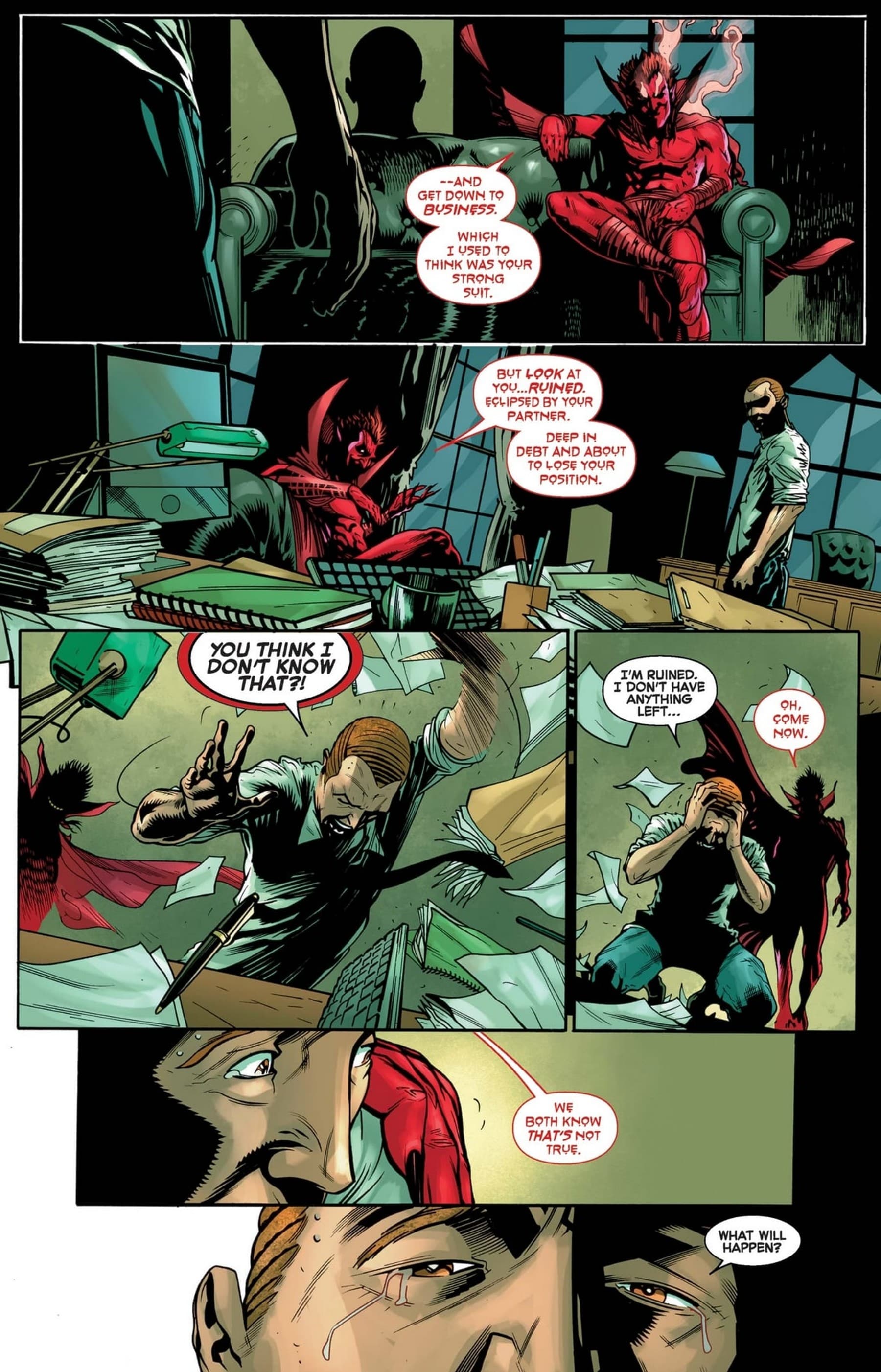 THE AMAZING SPIDER-MAN (2018) #72 page by by Nick Spencer, Federico Sabbatini, Zé Carlos, Marcelo Ferreira, and Carlos Gómez