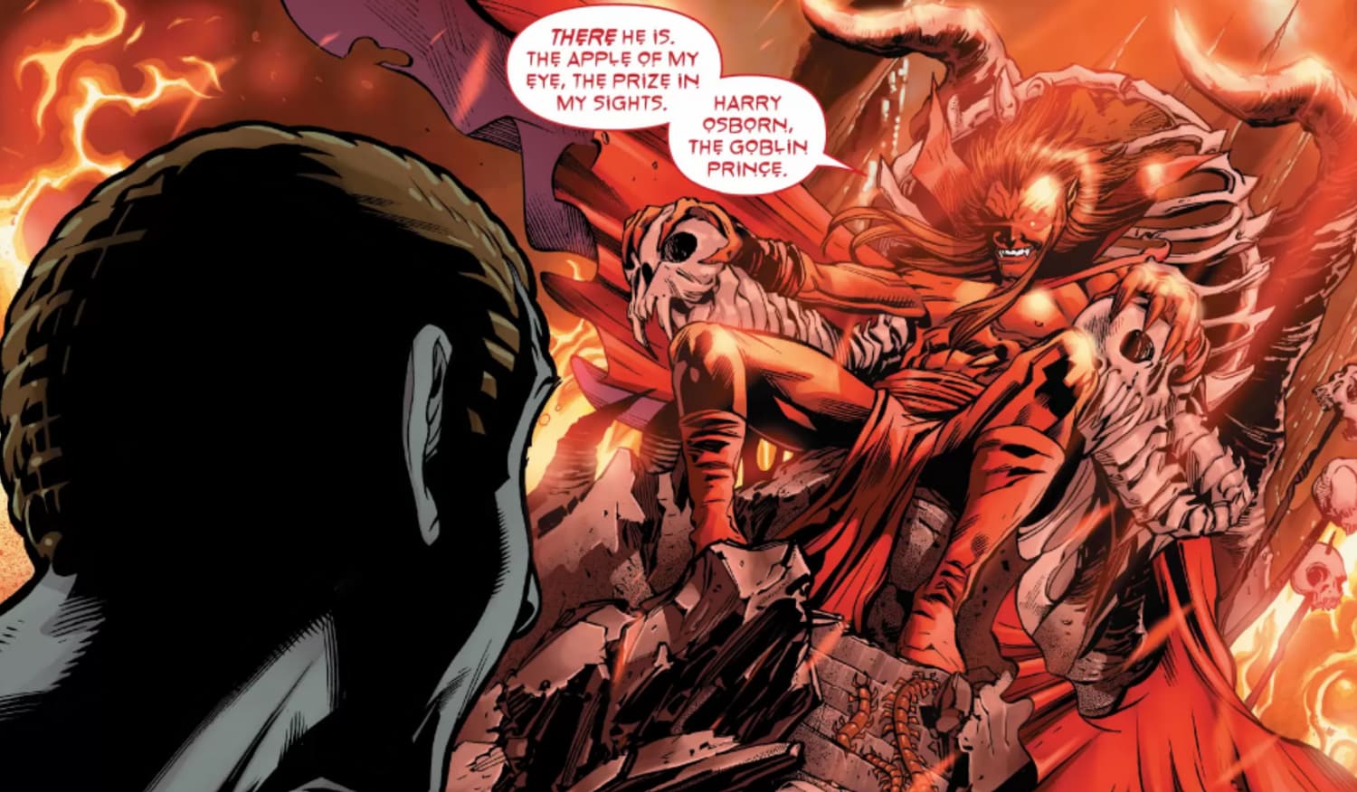 AMAZING SPIDER-MAN (2018) #74 panel by Marcelo Ferreira, Wayne Faucher, and Andrew Crossley