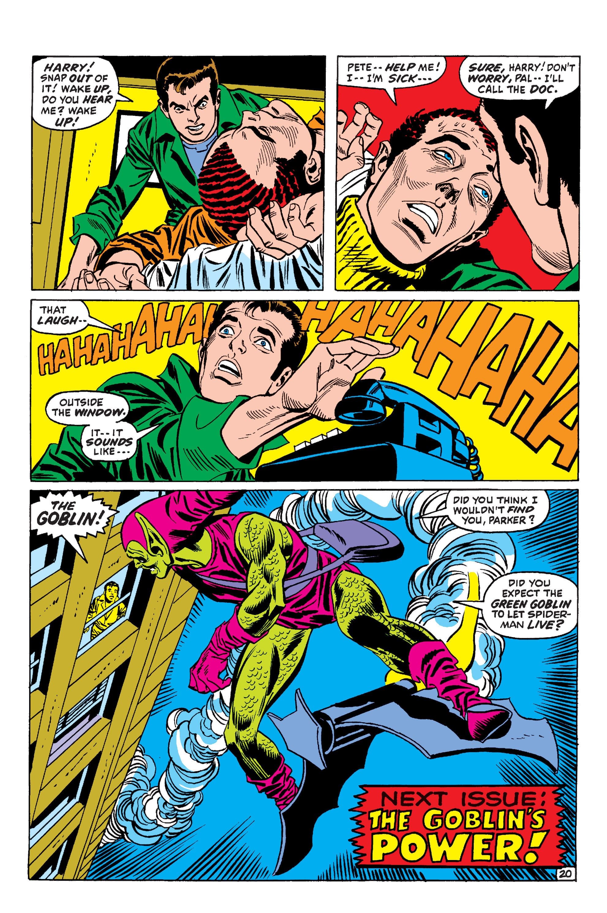 AMAZING SPIDER-MAN (1963) #98 page by Stan Lee, Gil Kane, Frank Giacoia, and John Romtia