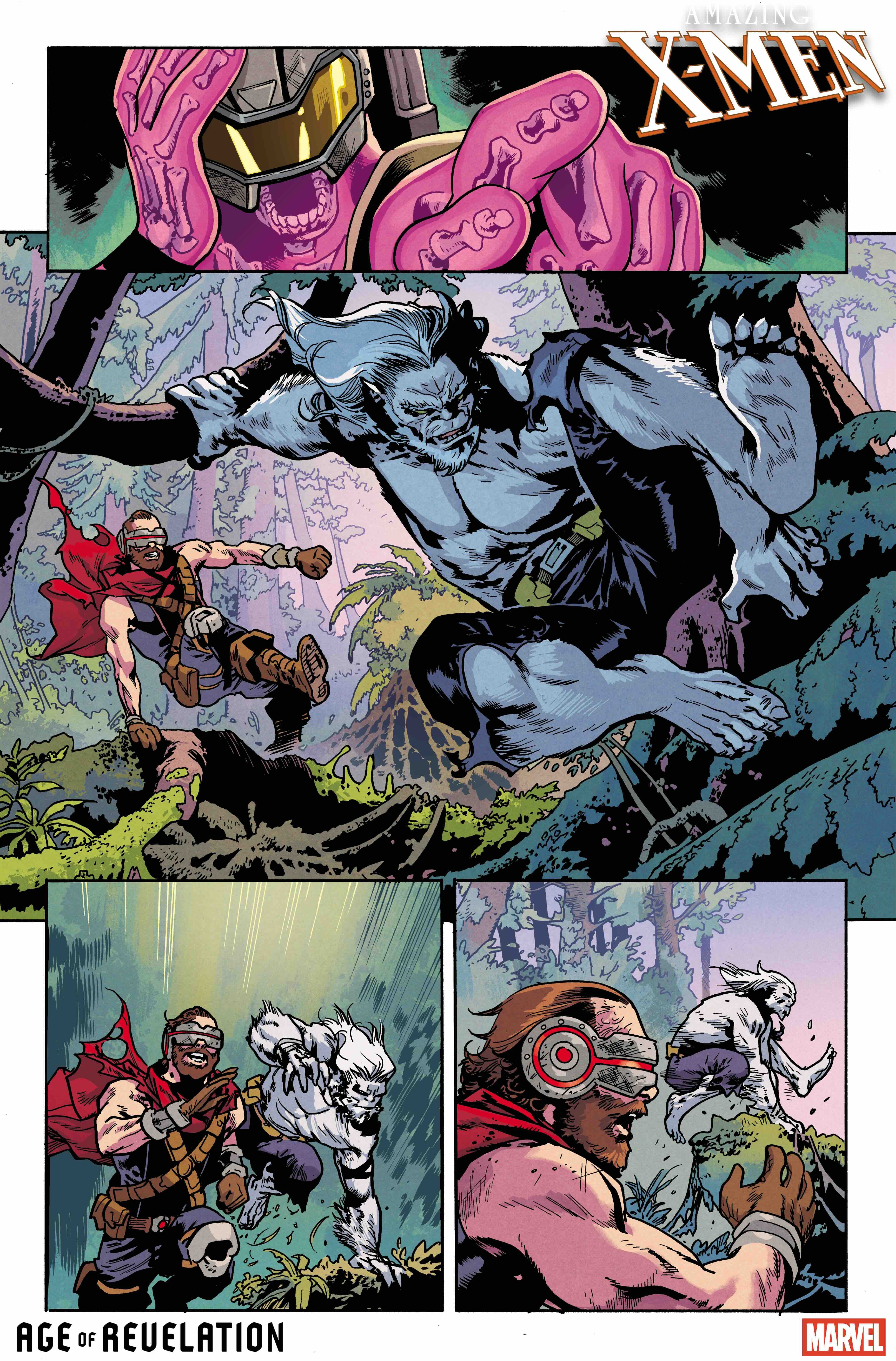 AMAZING X-MEN #1 Art by MAHMUD ASRAR