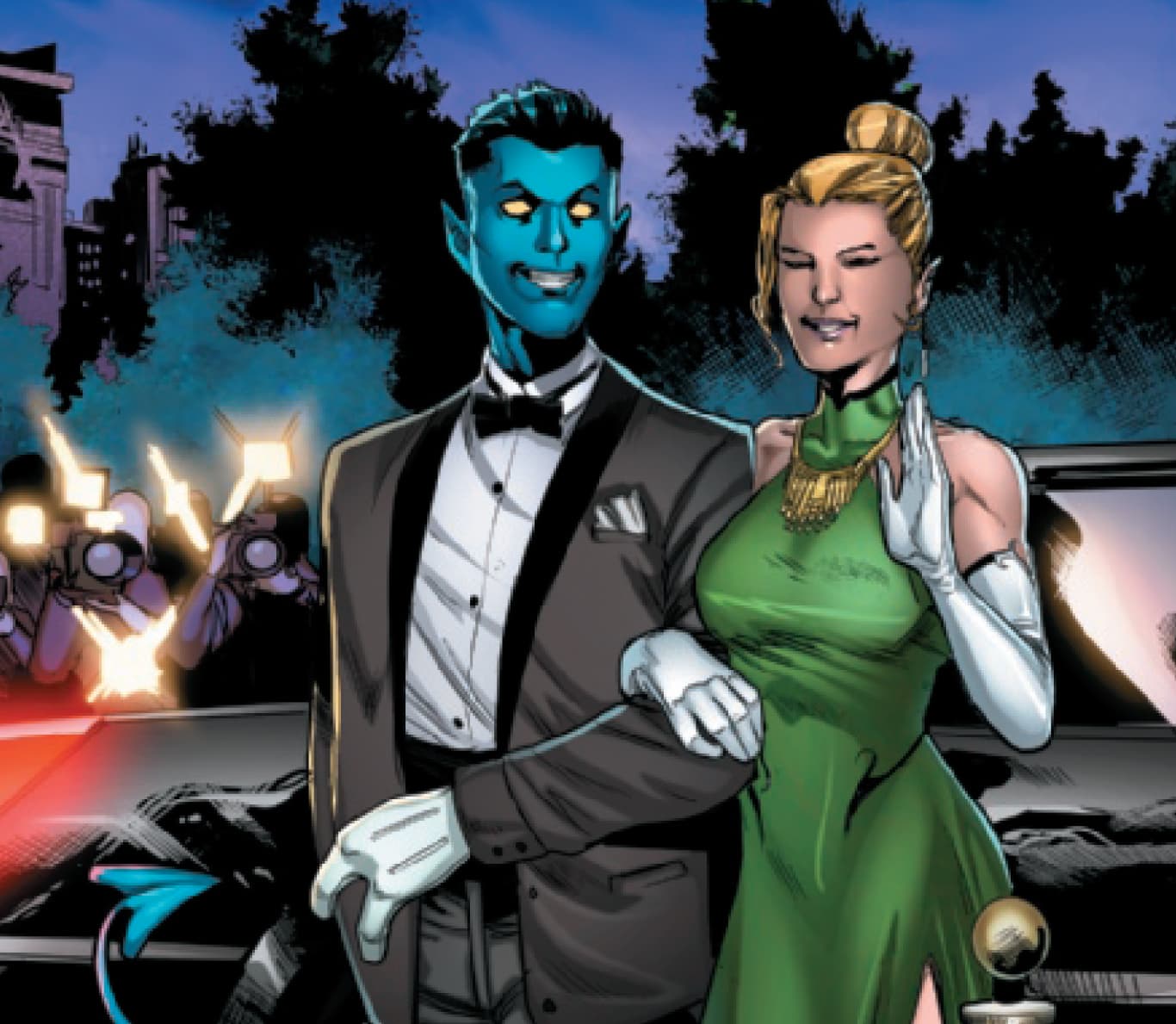 Nightcrawler and Meggan