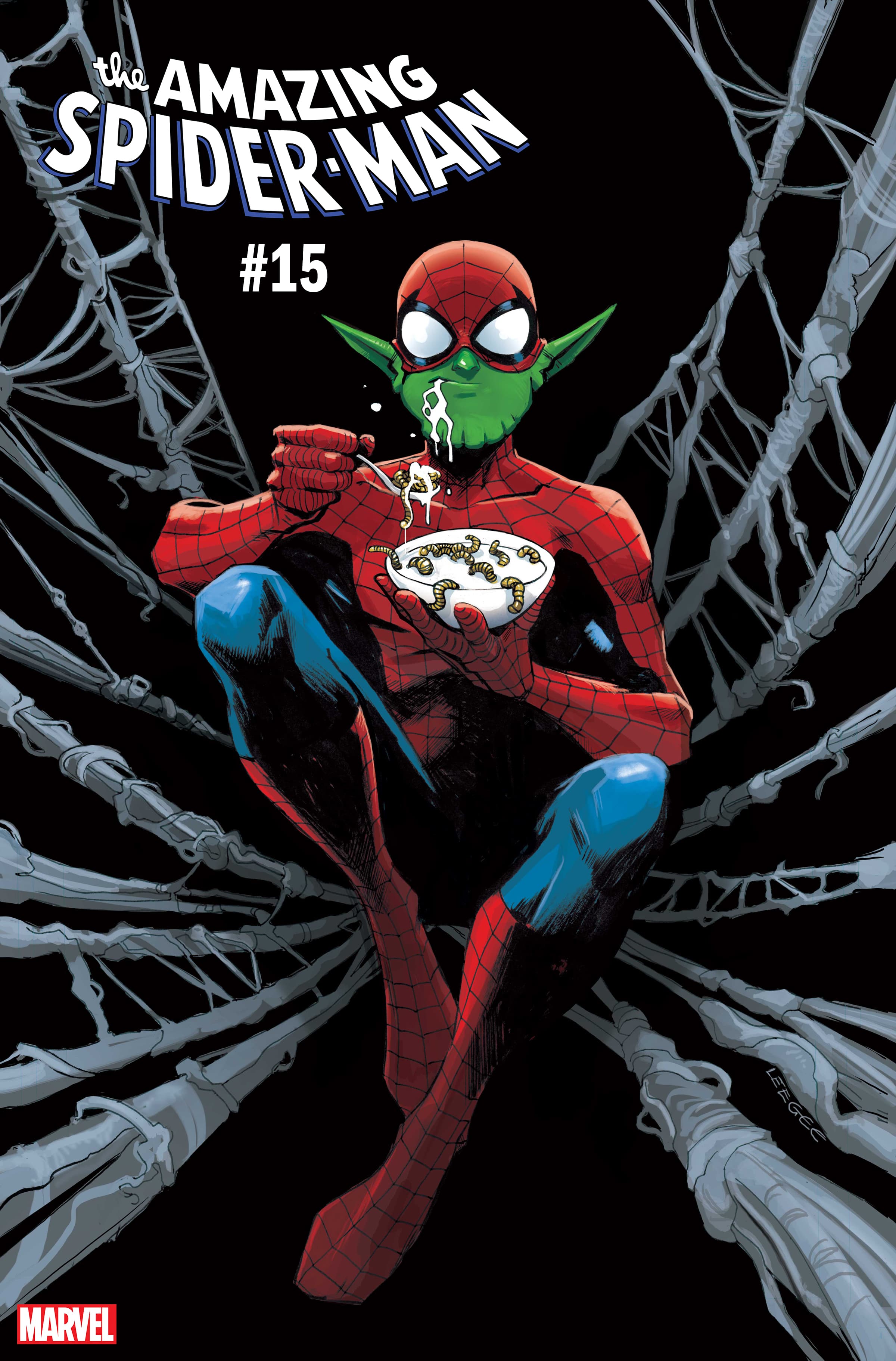 Amazing Spider-Man #15 Skrull variant cover