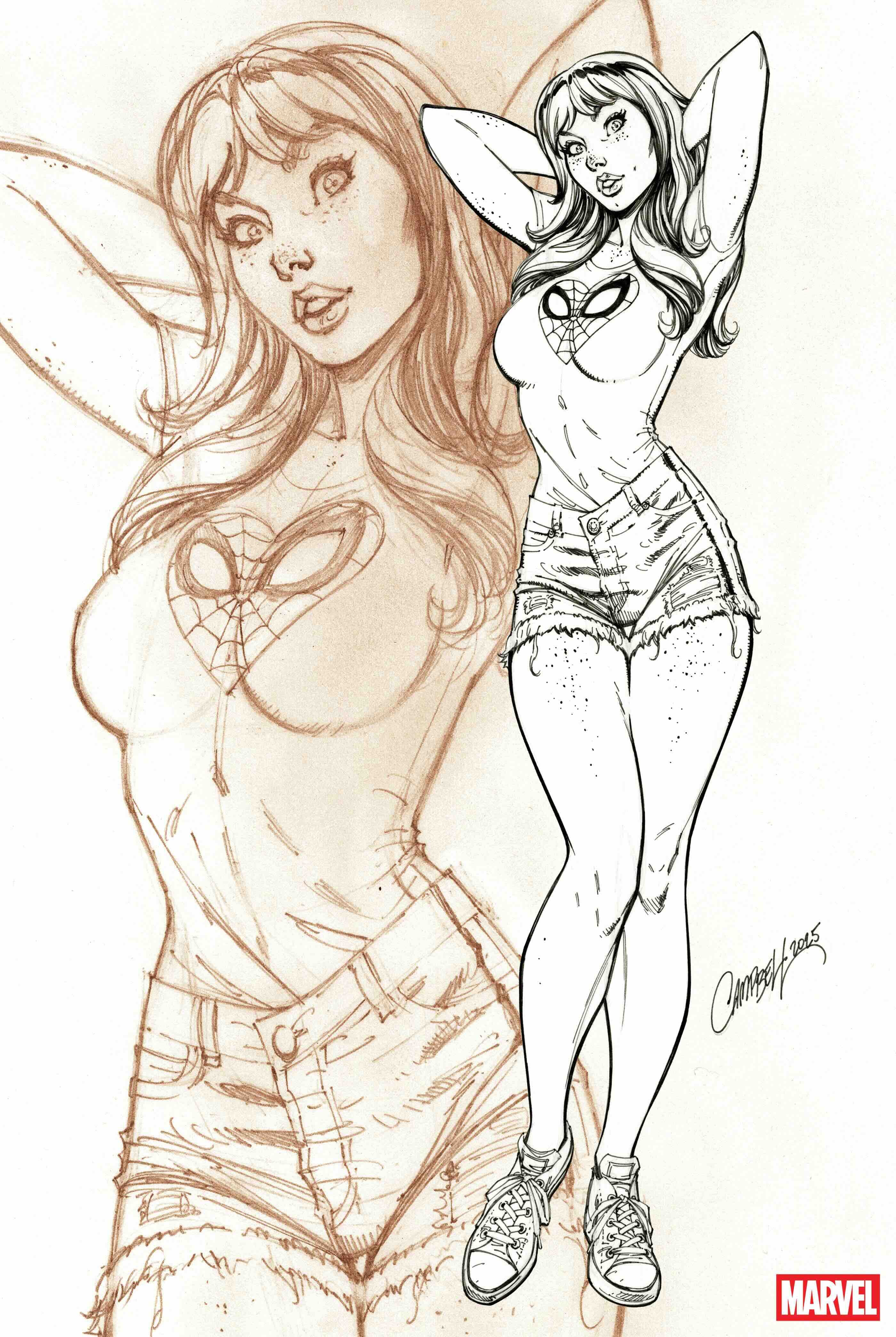  AMAZING SPIDER-MAN (2025) #13 Variant Cover by J. Scott Campbell
