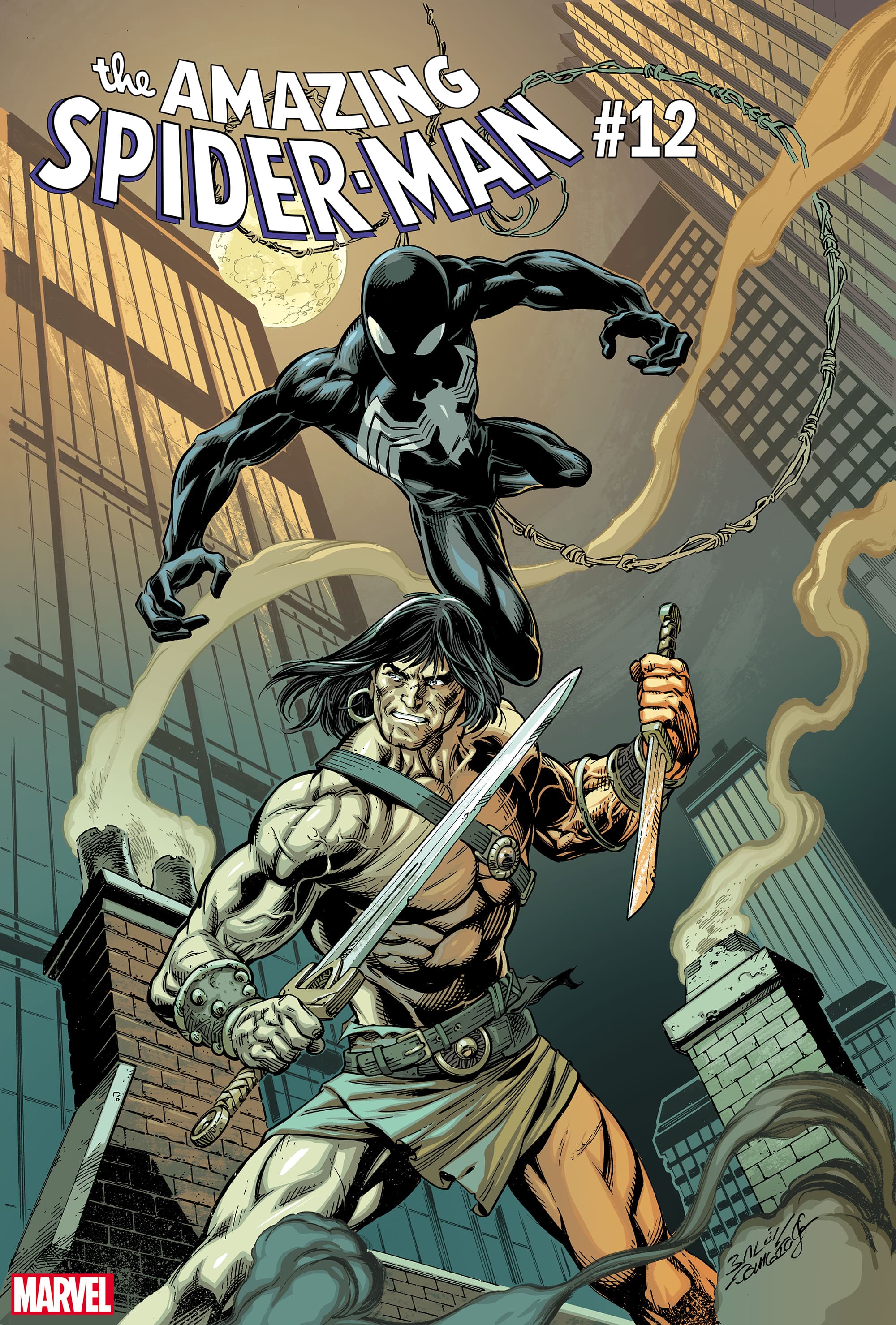 AMAZING SPIDER-MAN #12 Conan variant coverby Mark Bagley